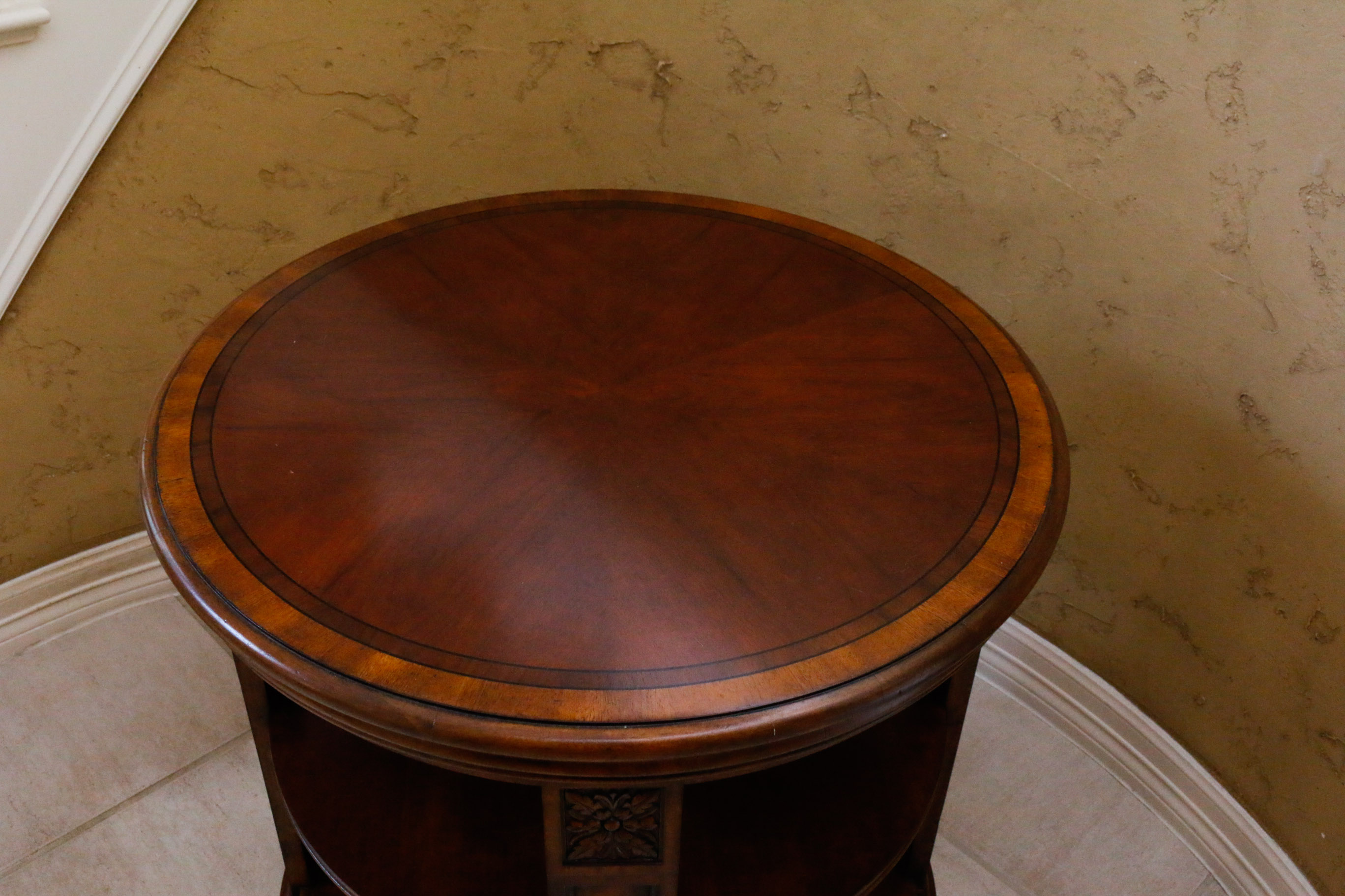 Circular Coffee Table From Ethan Allen