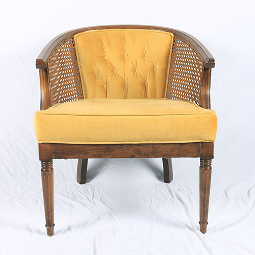Vintage Barrel Back Arm Chair by Community Furniture