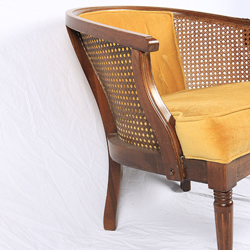 Vintage Barrel Back Arm Chair by Community Furniture