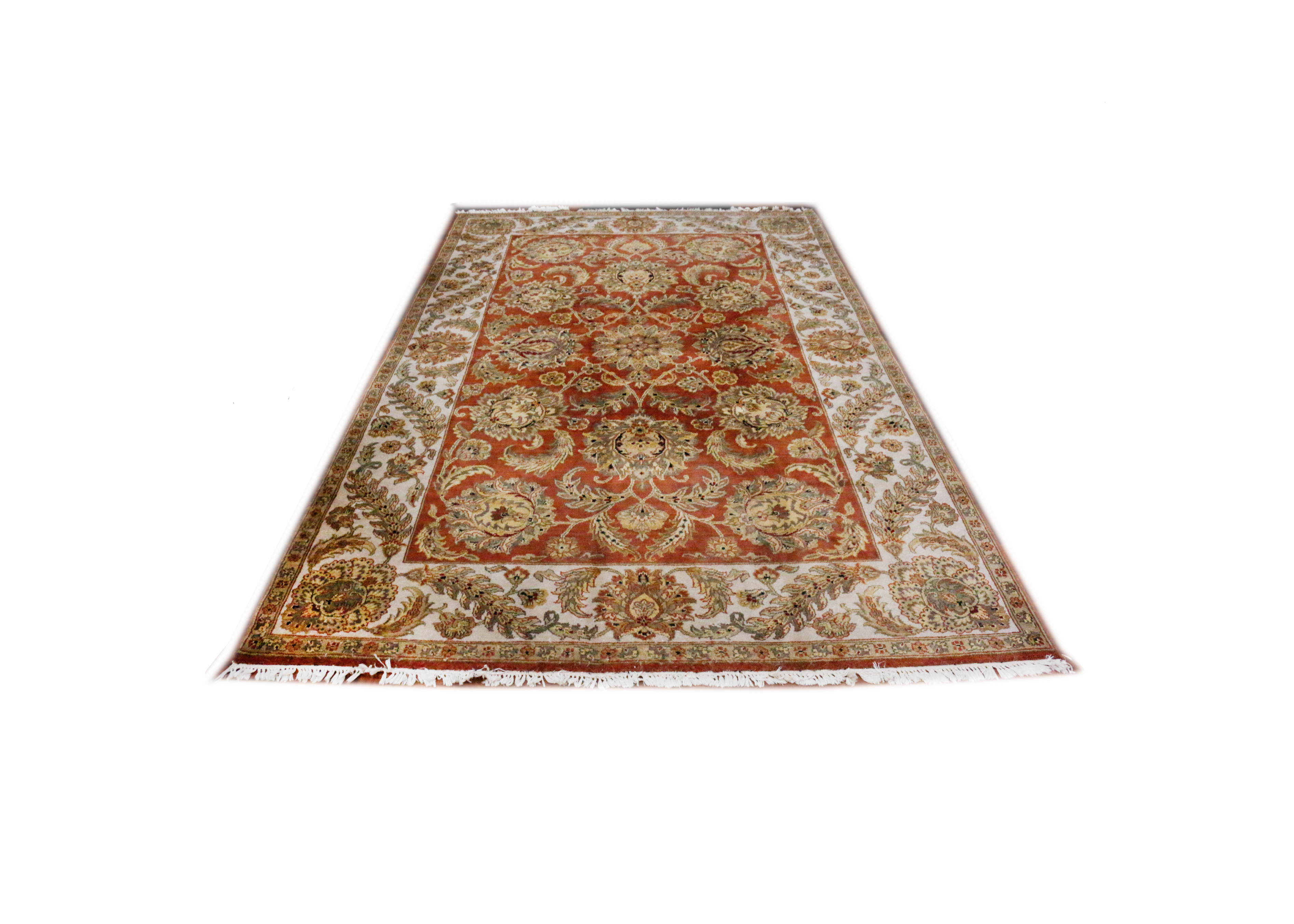 Contemporary Persian-Style Wool Area Rug
