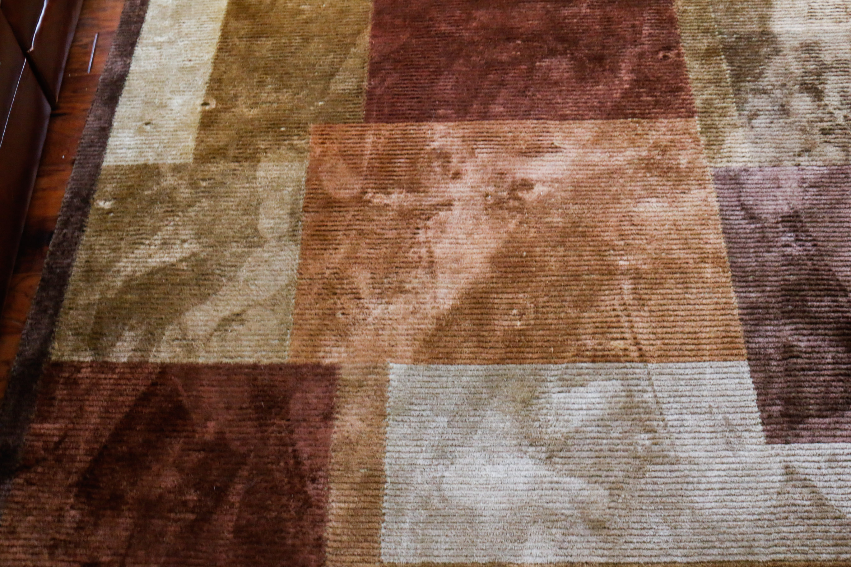 Contemporary Indian Wool and Silk Area Rug From Fiezy
