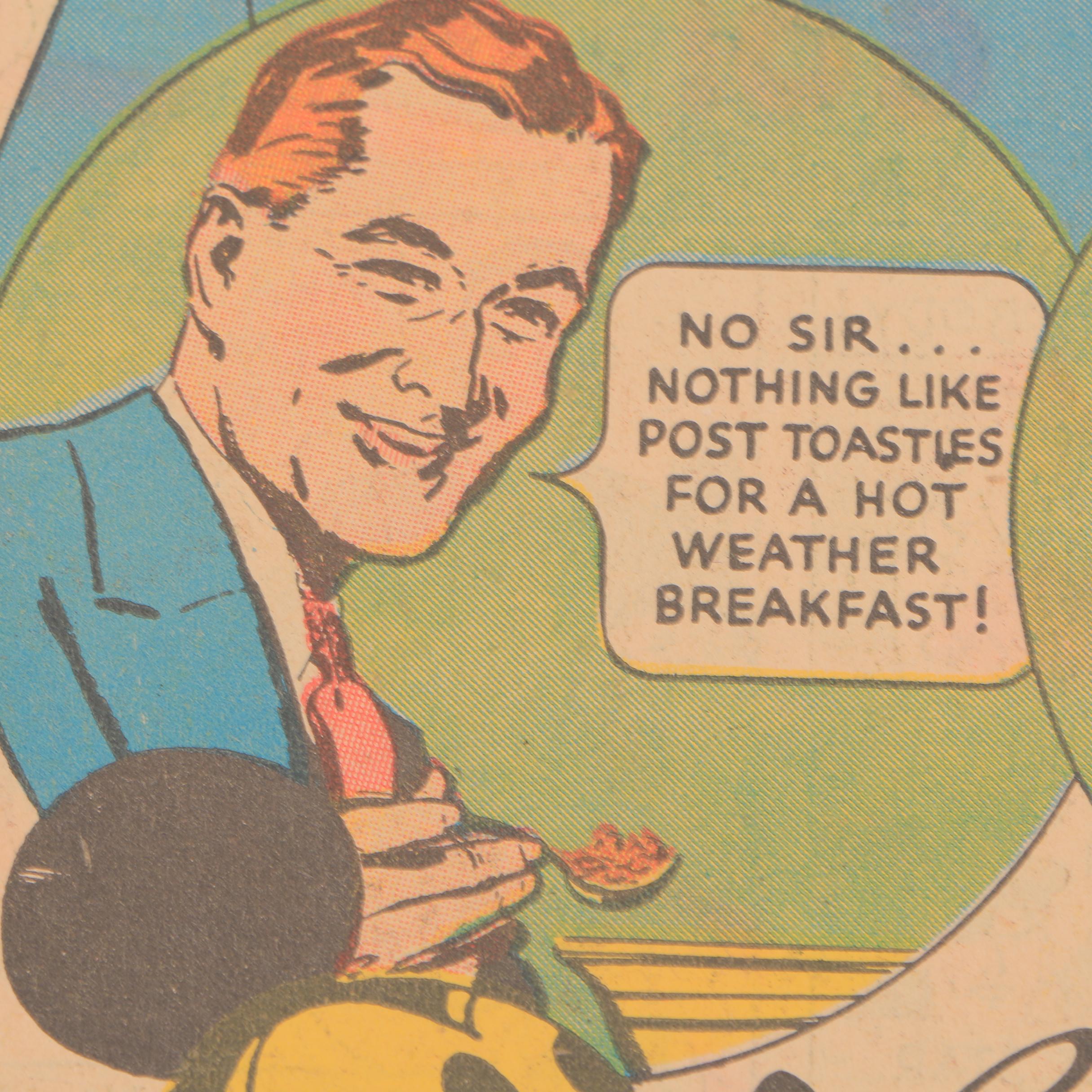 Vintage Comics Featuring Mickey Mouse