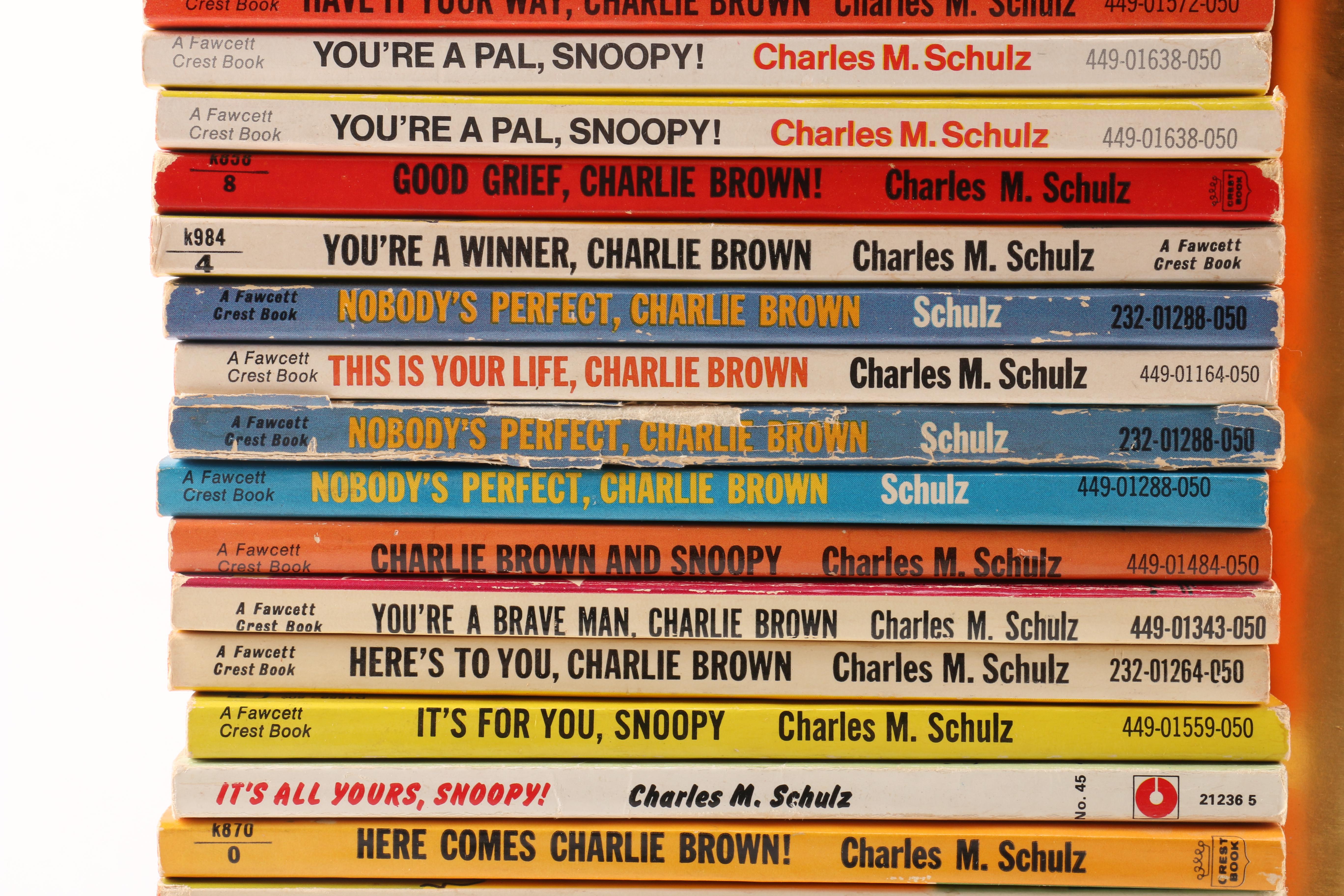 Vintage "Peanuts" Comic Collection Books