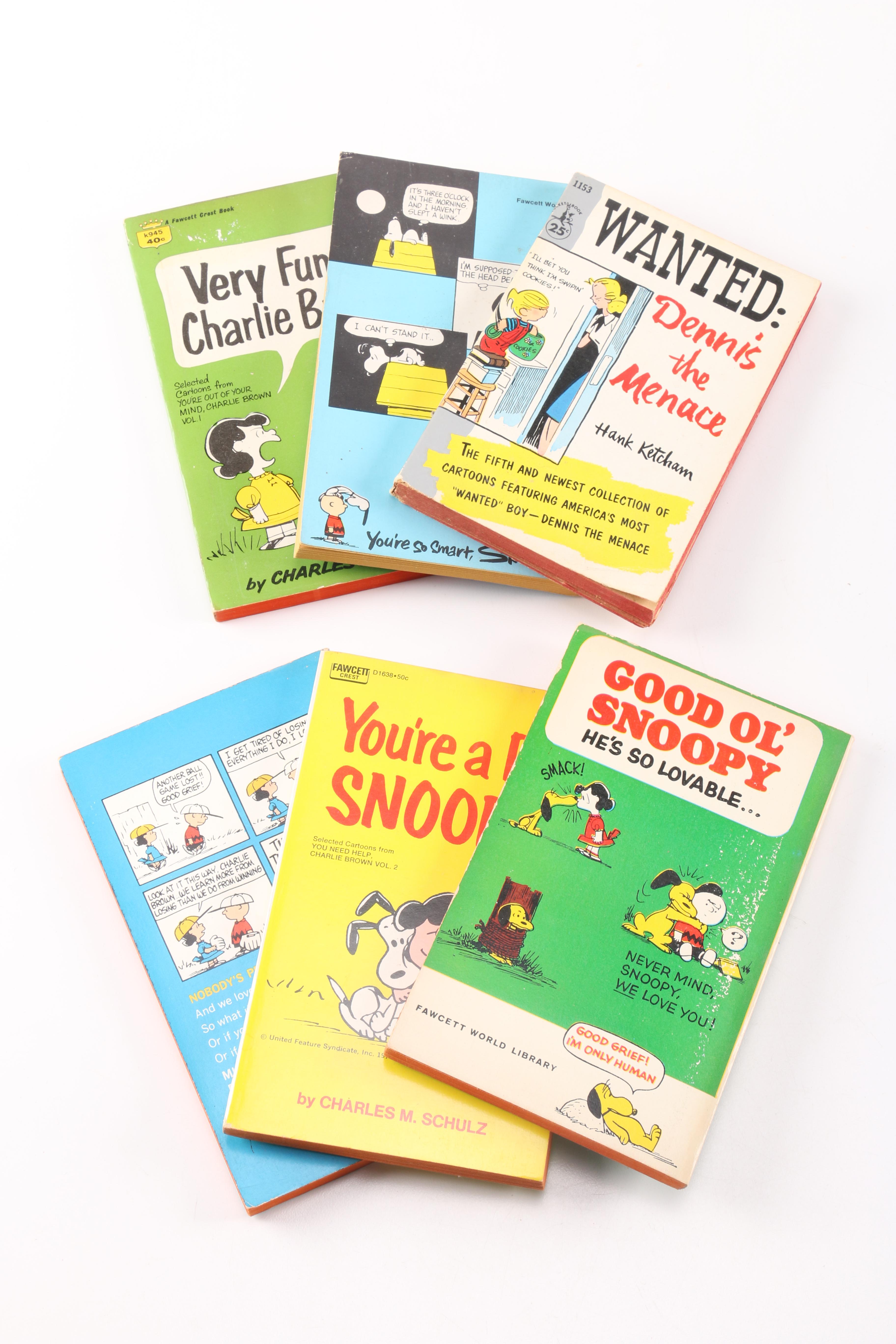 Vintage "Peanuts" Comic Collection Books