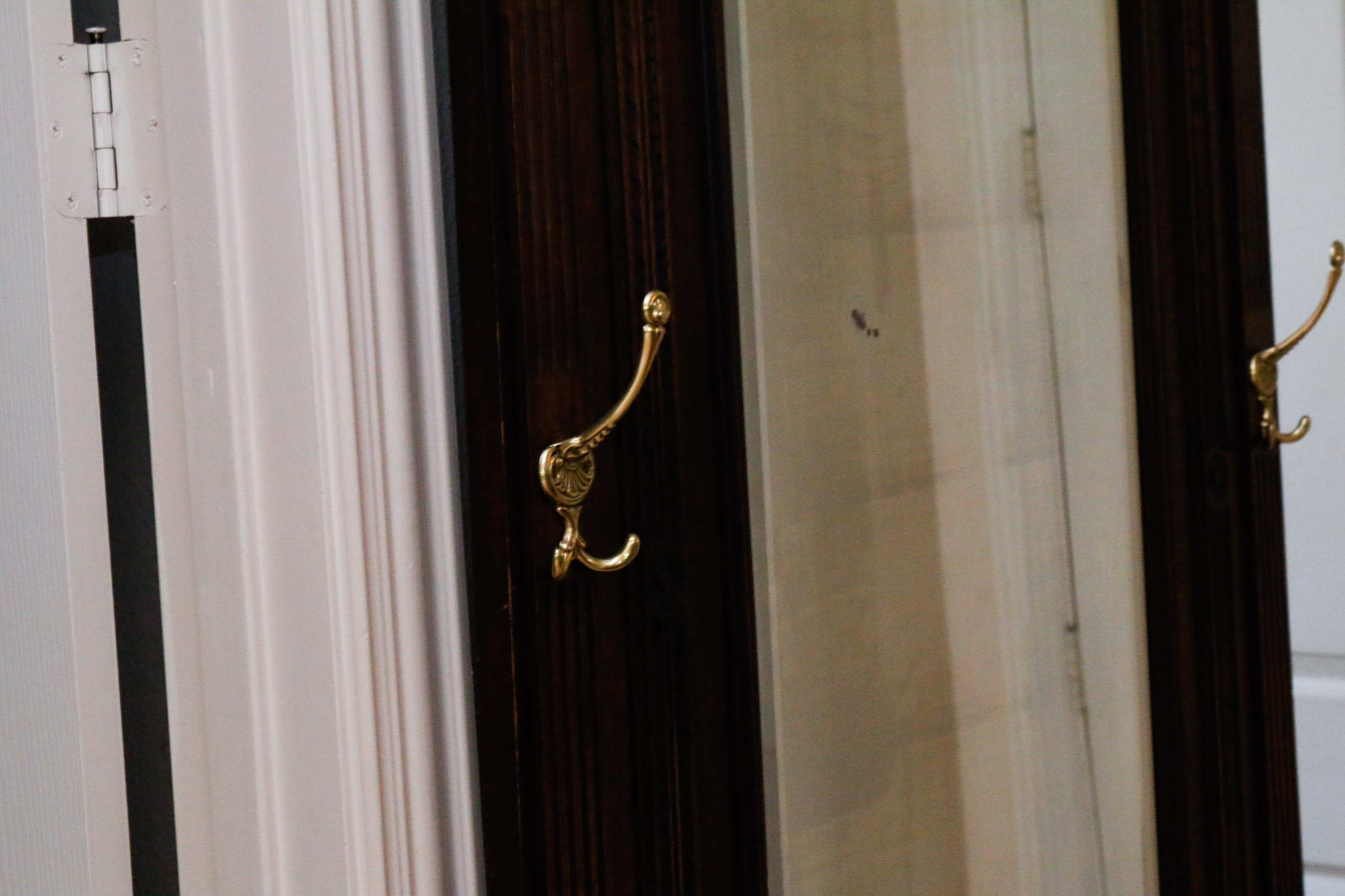 Antique French Wooden Hall Tree