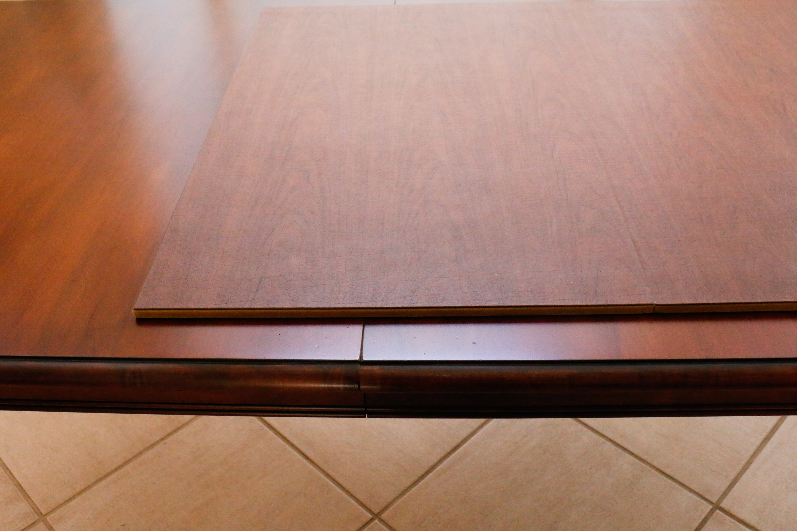 Hardwood Dining Table by Ethan Allen