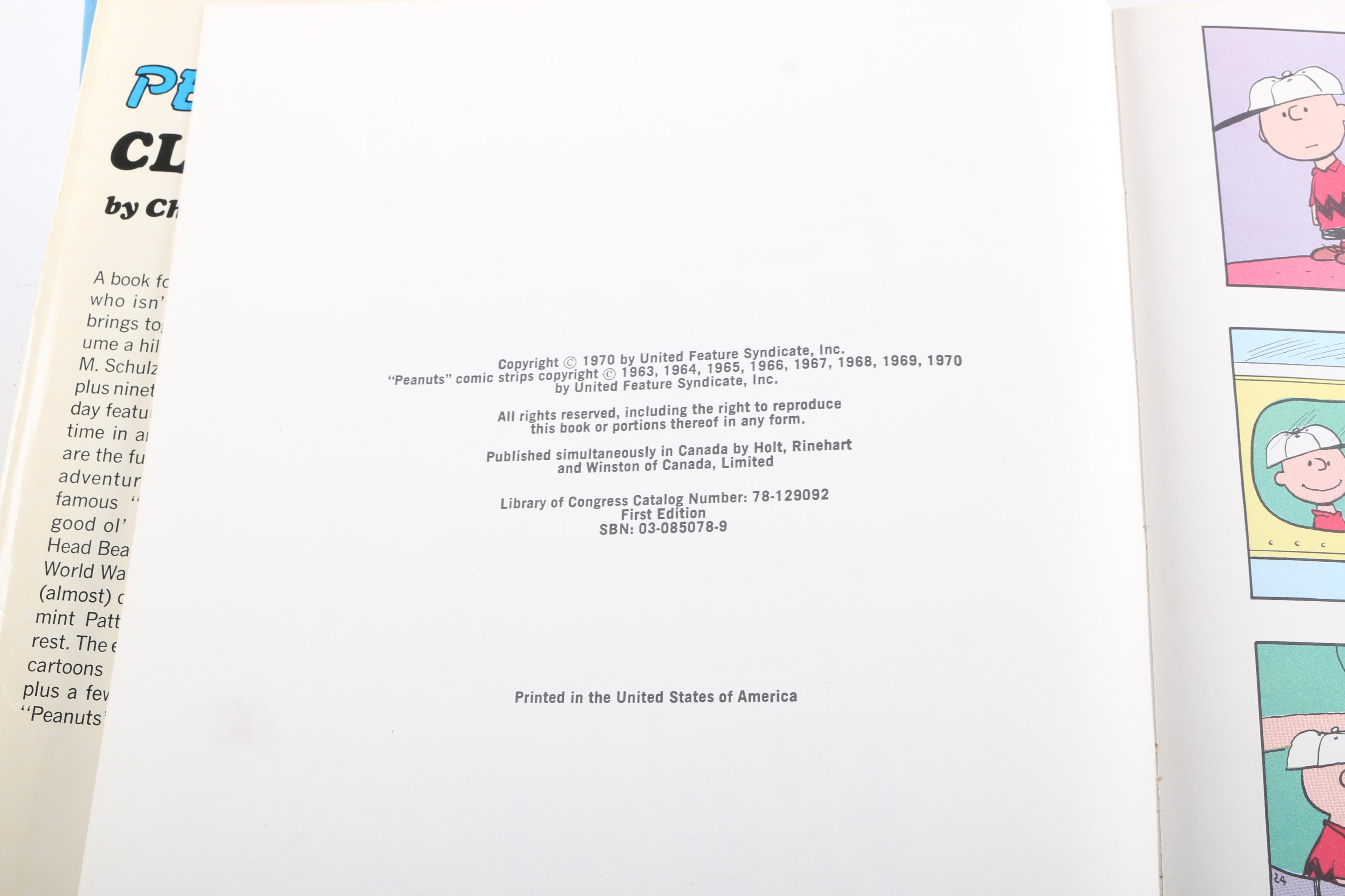 Collection of "Charlie Brown 'Cyclopedia" and Other Children's Books