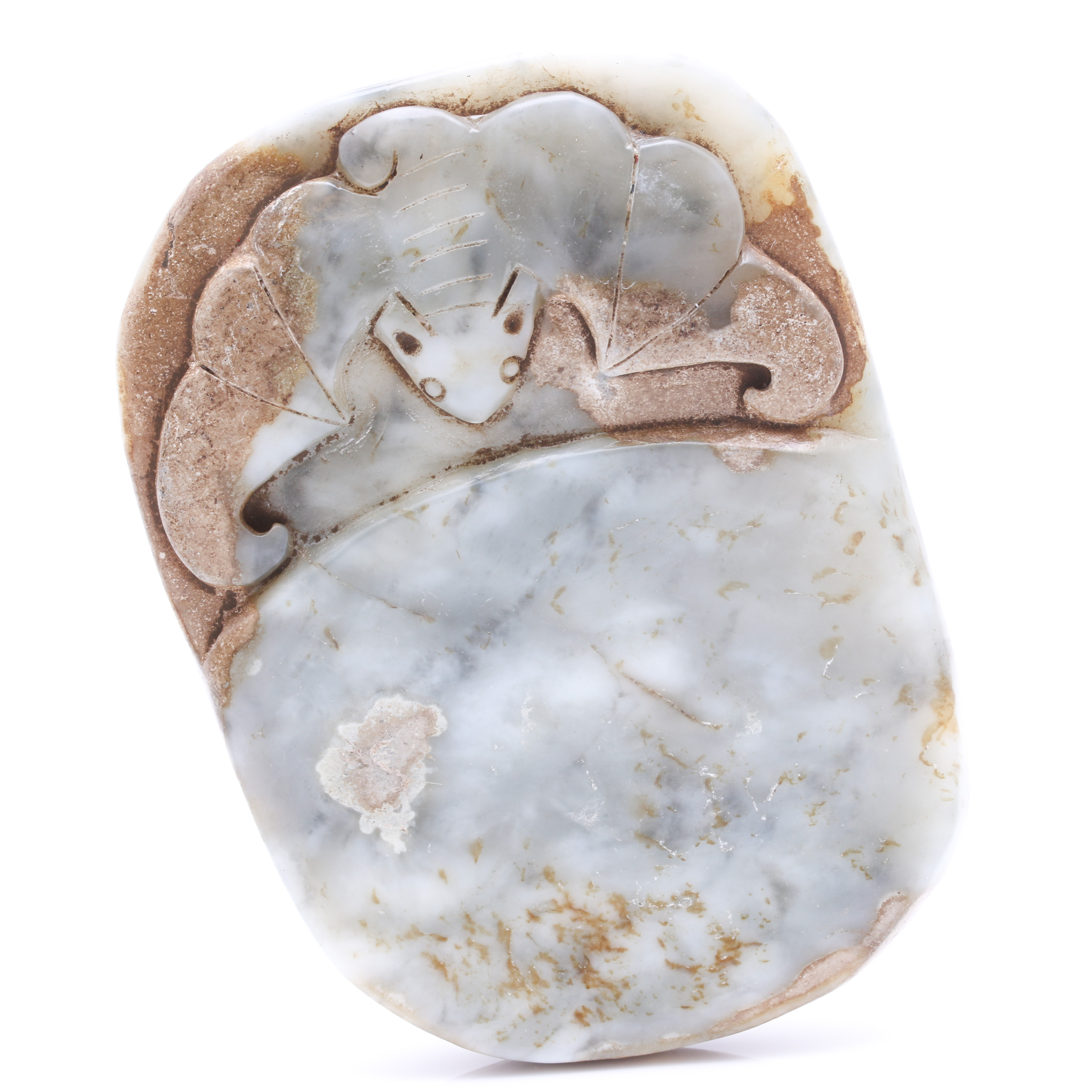 Pairing of Nephrite and Jadeite Ethnographic Stone Carvings