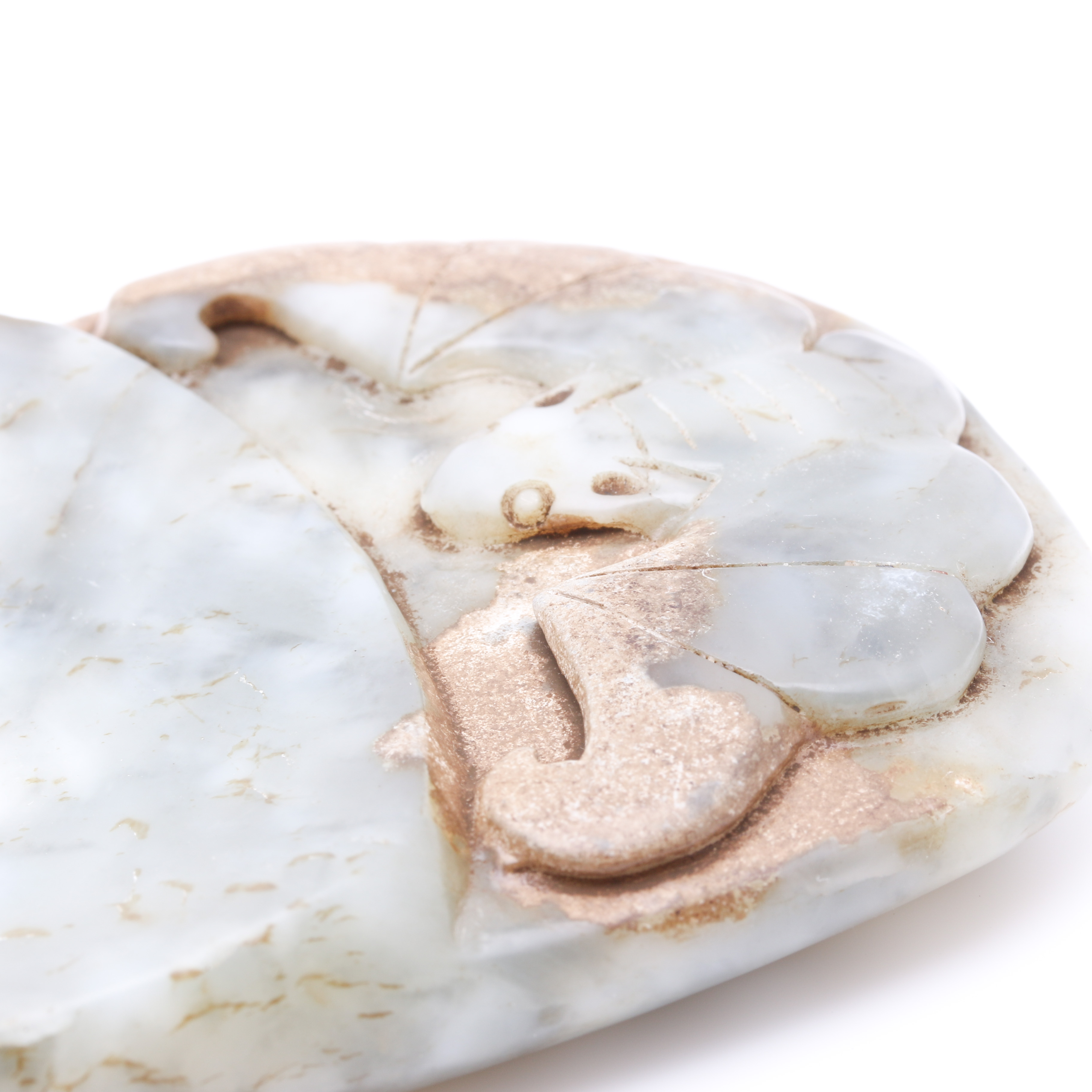 Pairing of Nephrite and Jadeite Ethnographic Stone Carvings