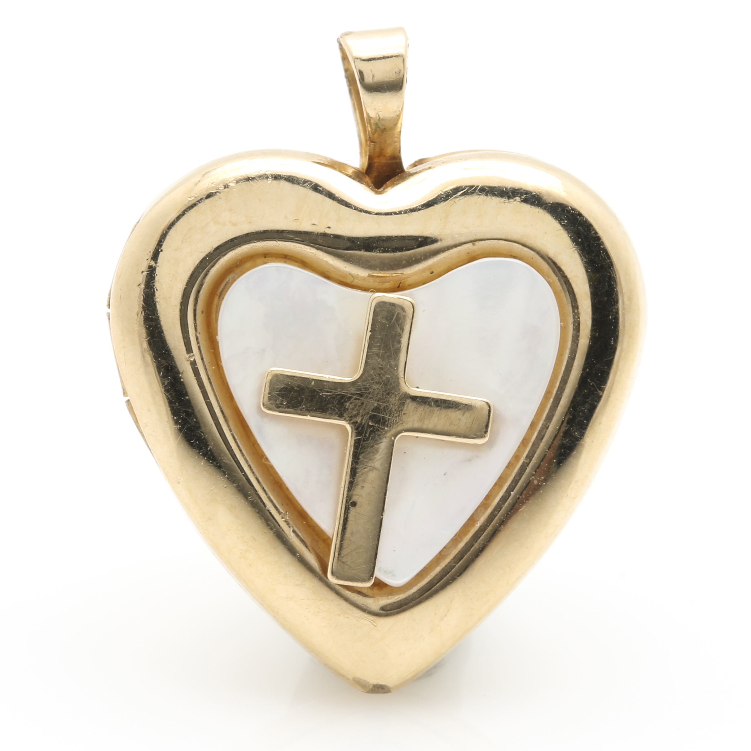 14K Yellow Gold Pearl and Mother of Pearl Jewelry Assortment