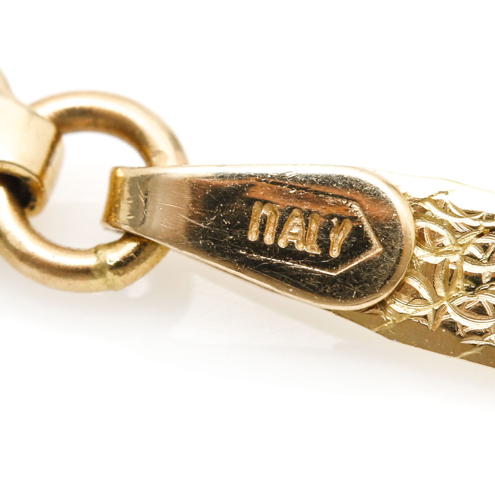 14K Yellow Gold Reversible "V" Necklace