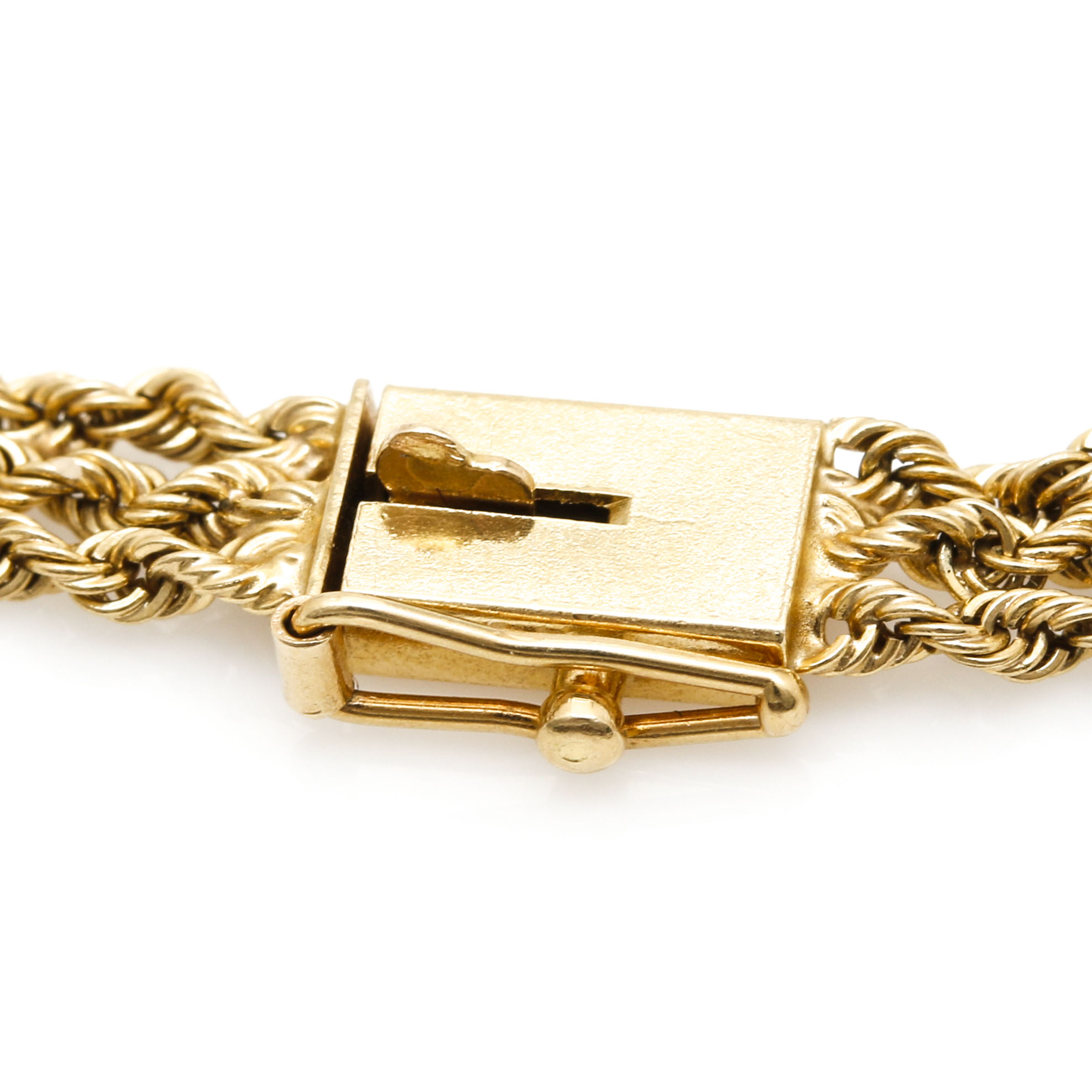 14K Yellow Gold Triple Rope Twist Bracelet