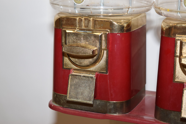 Vintage Double Gumball Machine
