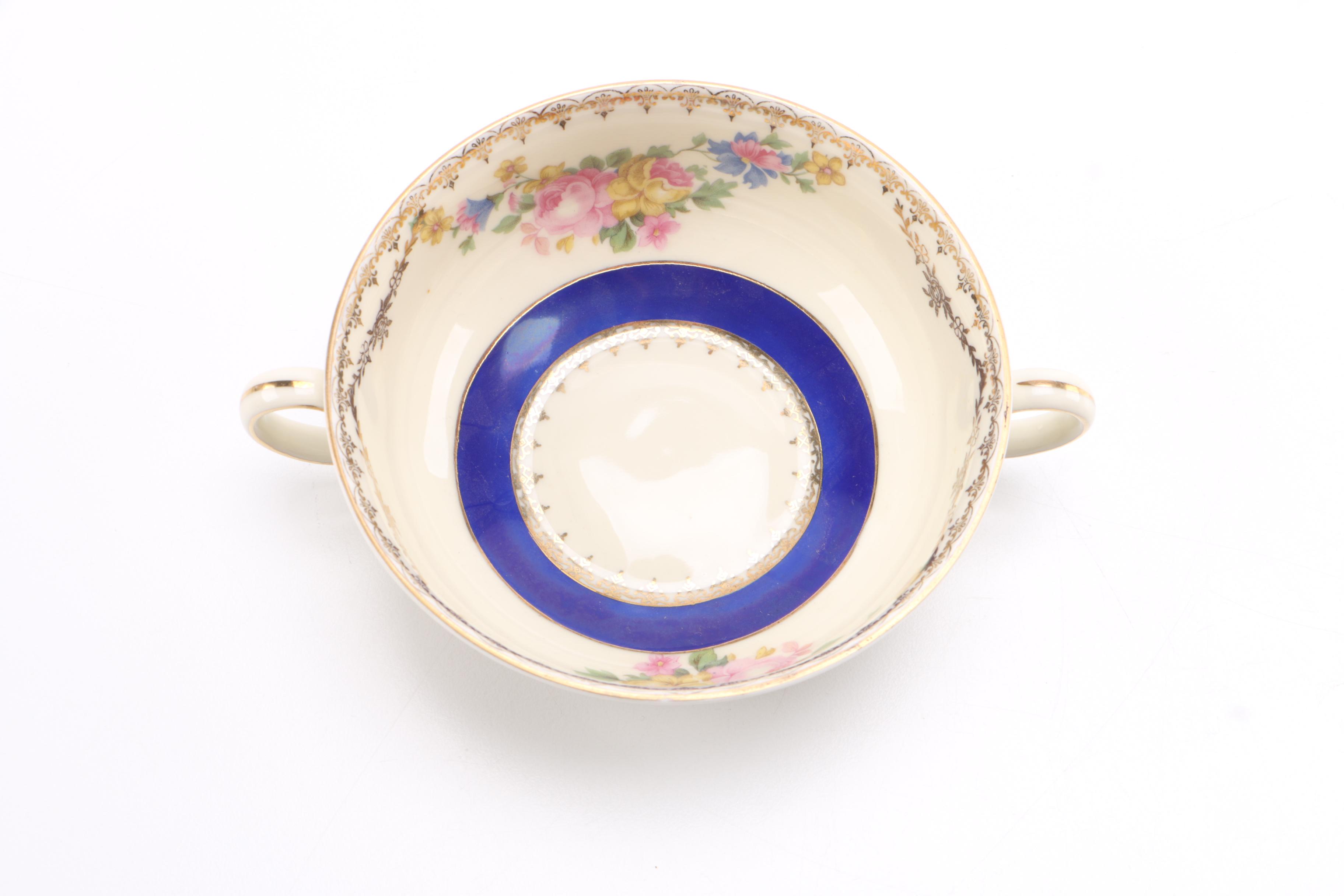 HW Czechoslovakian Cream Soup Bowls