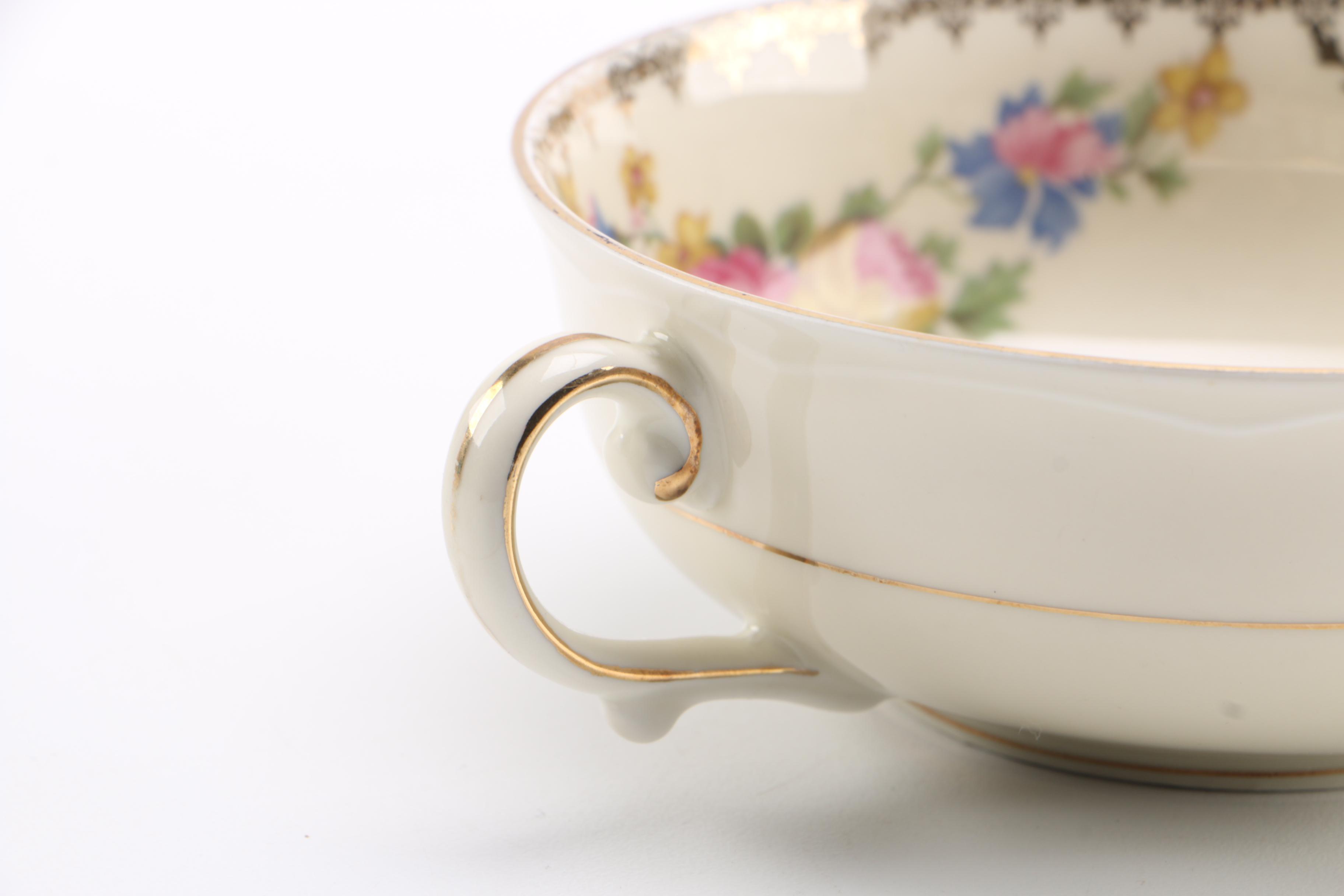 HW Czechoslovakian Cream Soup Bowls