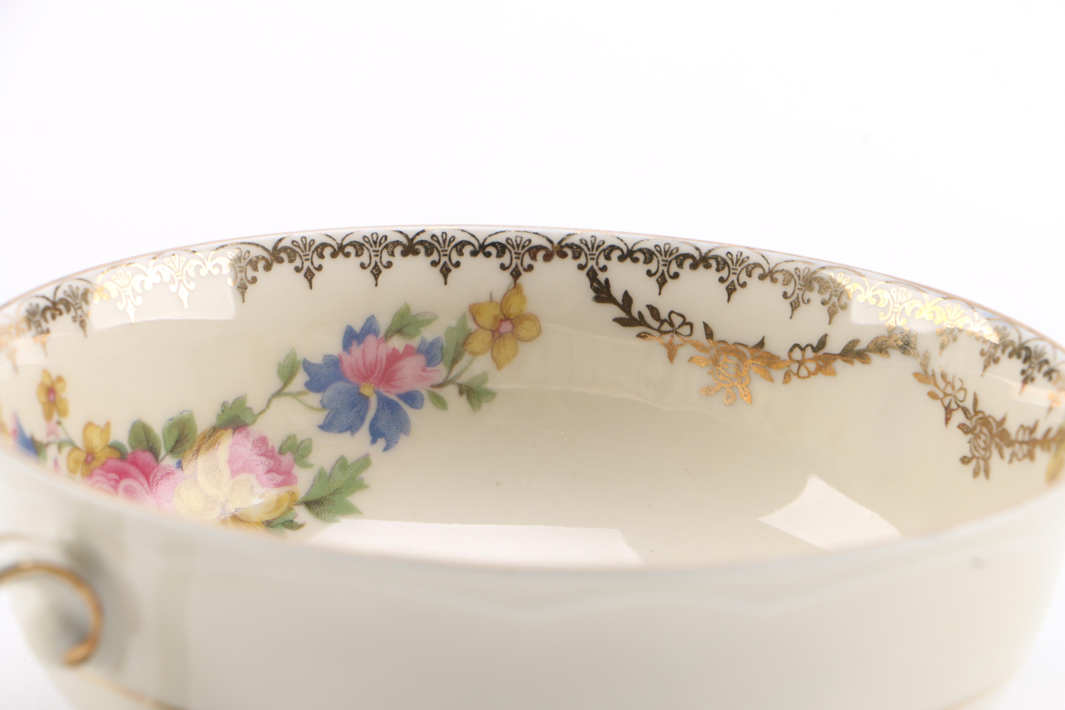 HW Czechoslovakian Cream Soup Bowls