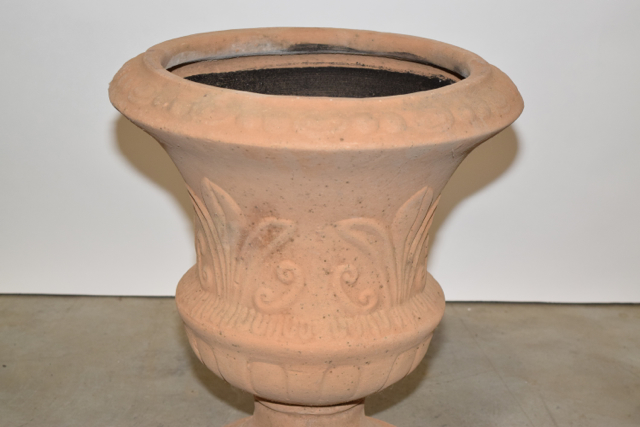 Neoclassical Style Unfinished Terracotta Urn Planter