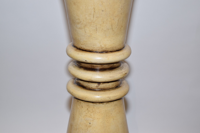 Tall Decorative Terracotta Bishop Chess Piece