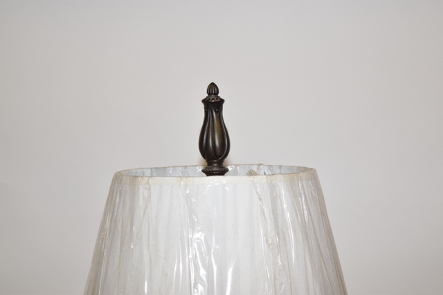 Metal Scrollwork Table Lamp