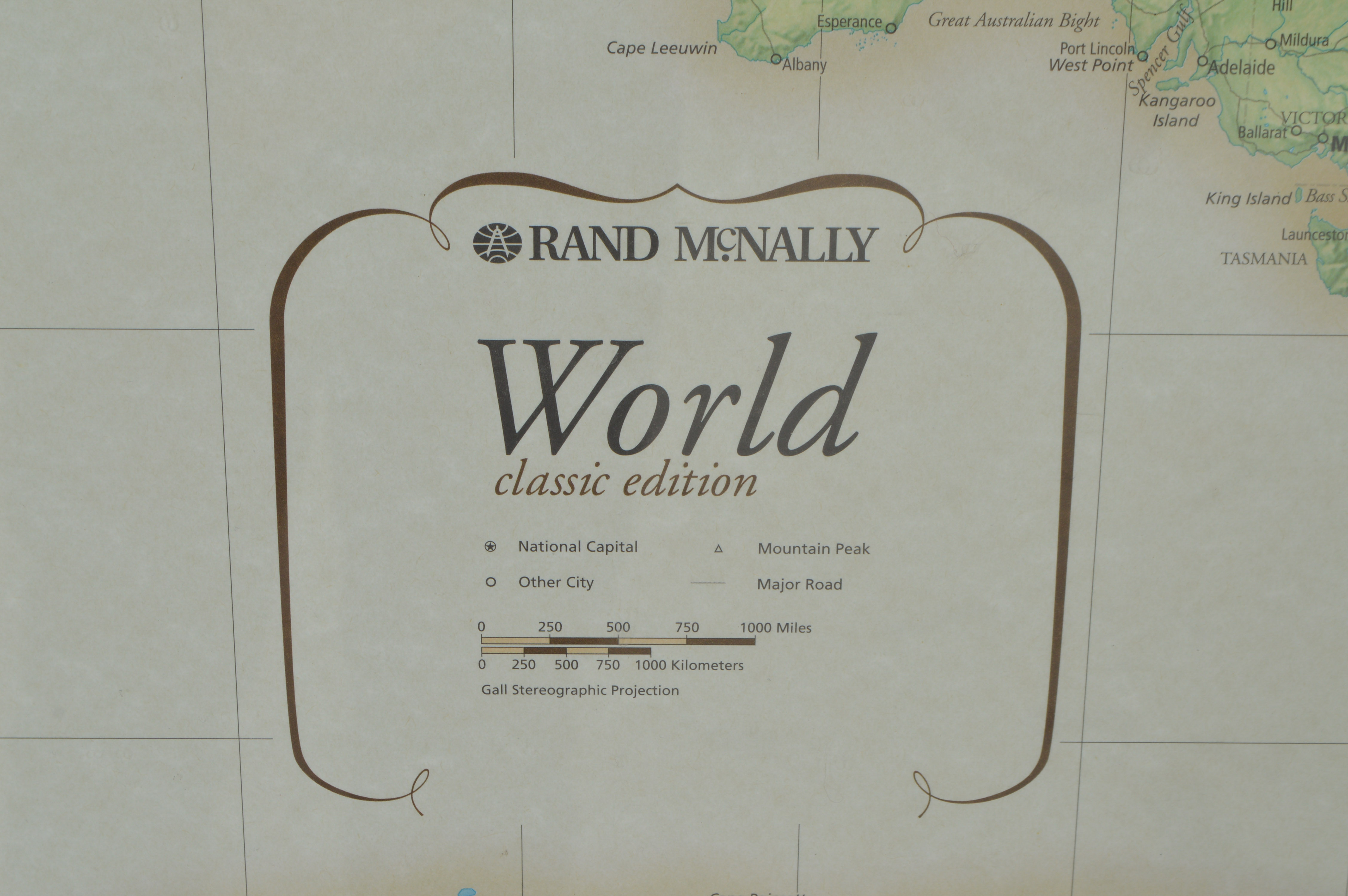 Rand McNally Classic Edition World Map