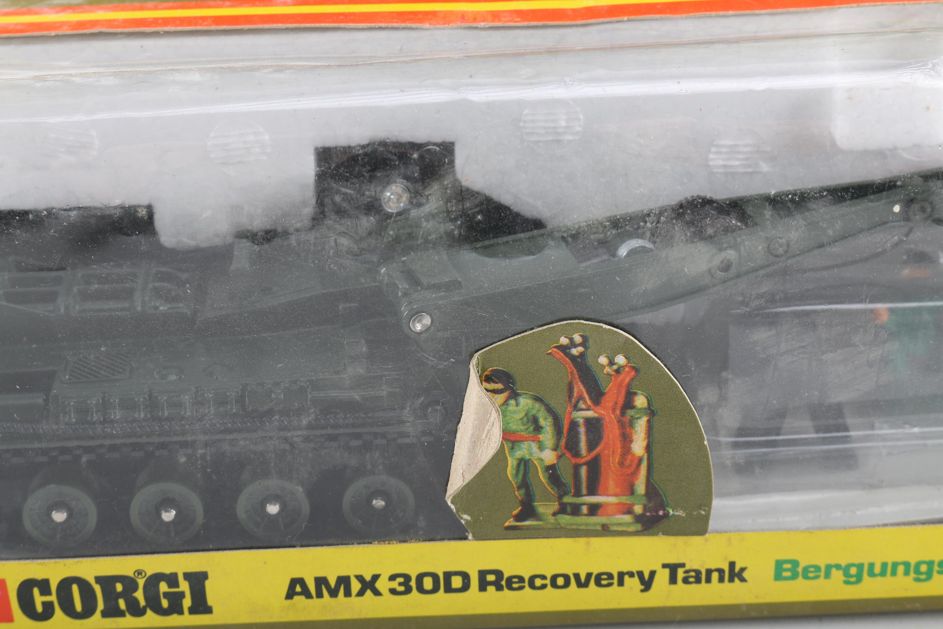 Pair of Corgi Die-Cast Metal Tanks