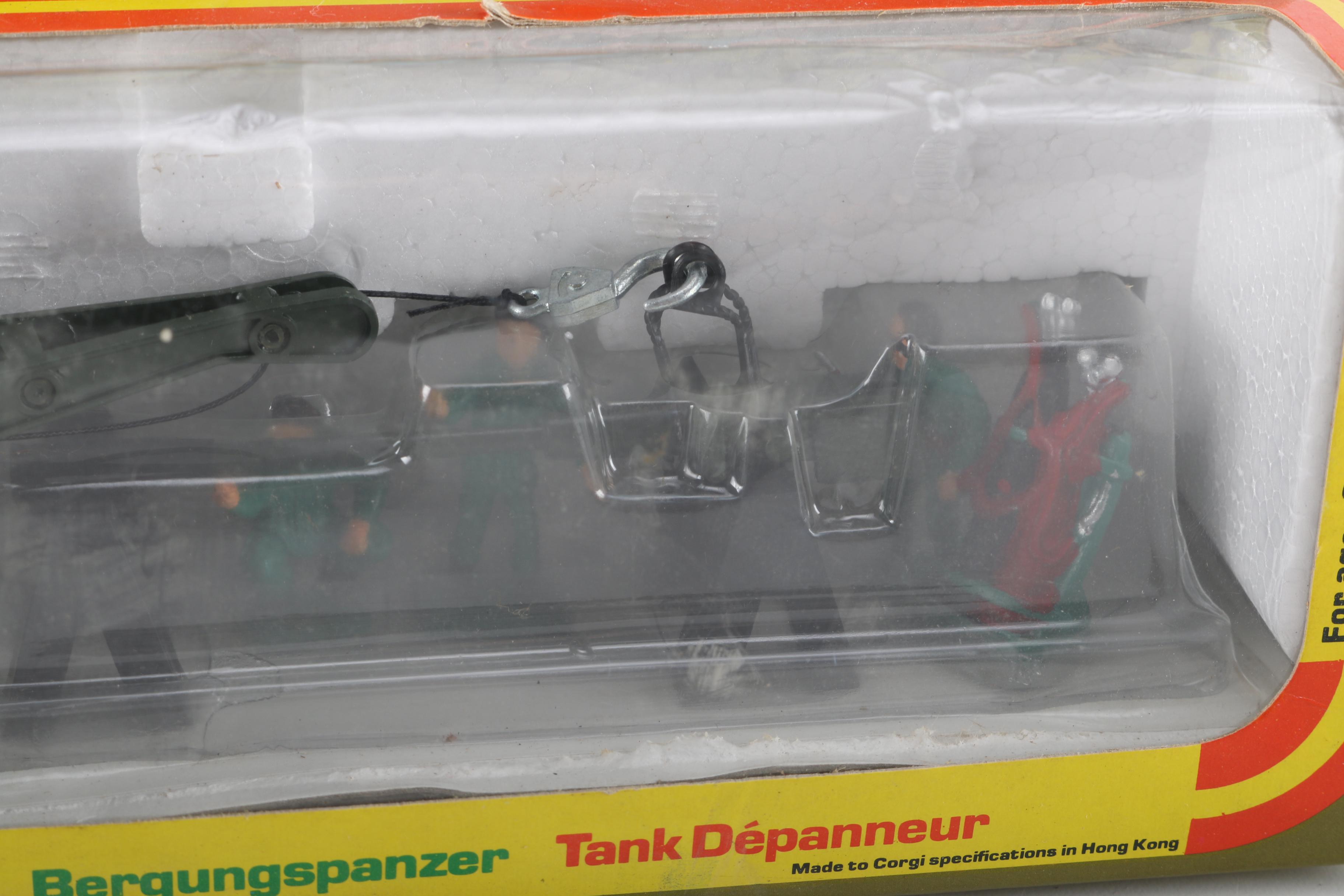 Pair of Corgi Die-Cast Metal Tanks