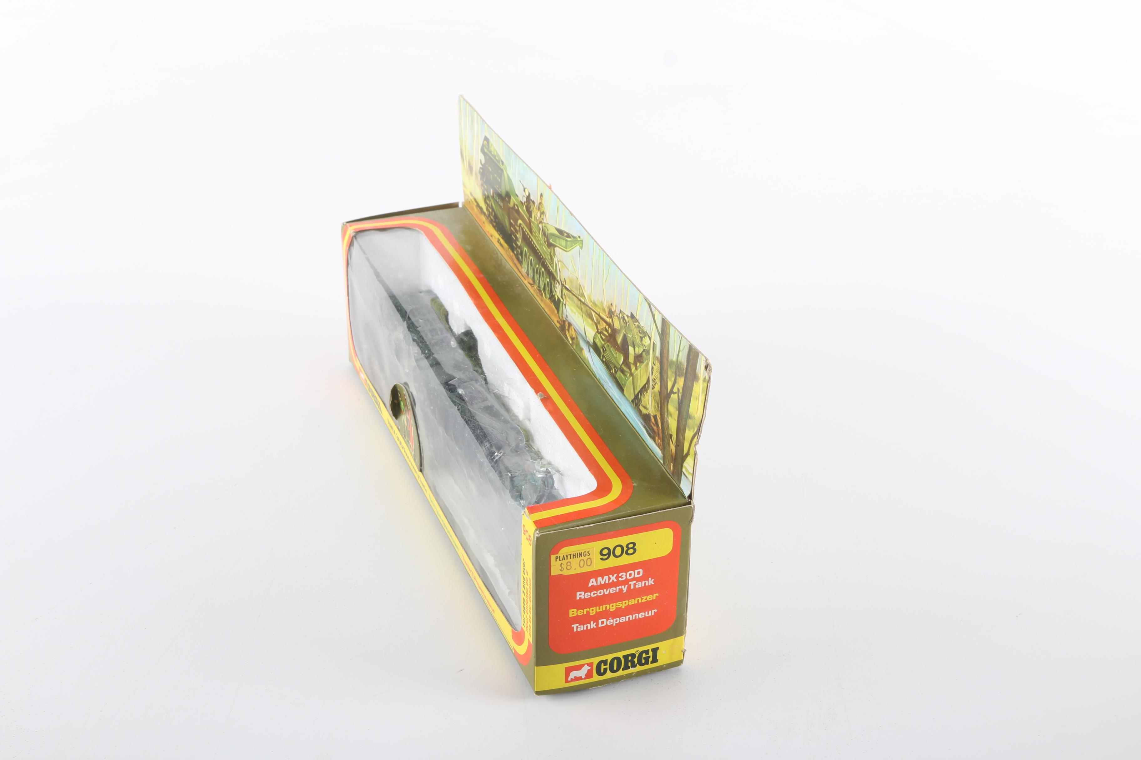 Pair of Corgi Die-Cast Metal Tanks