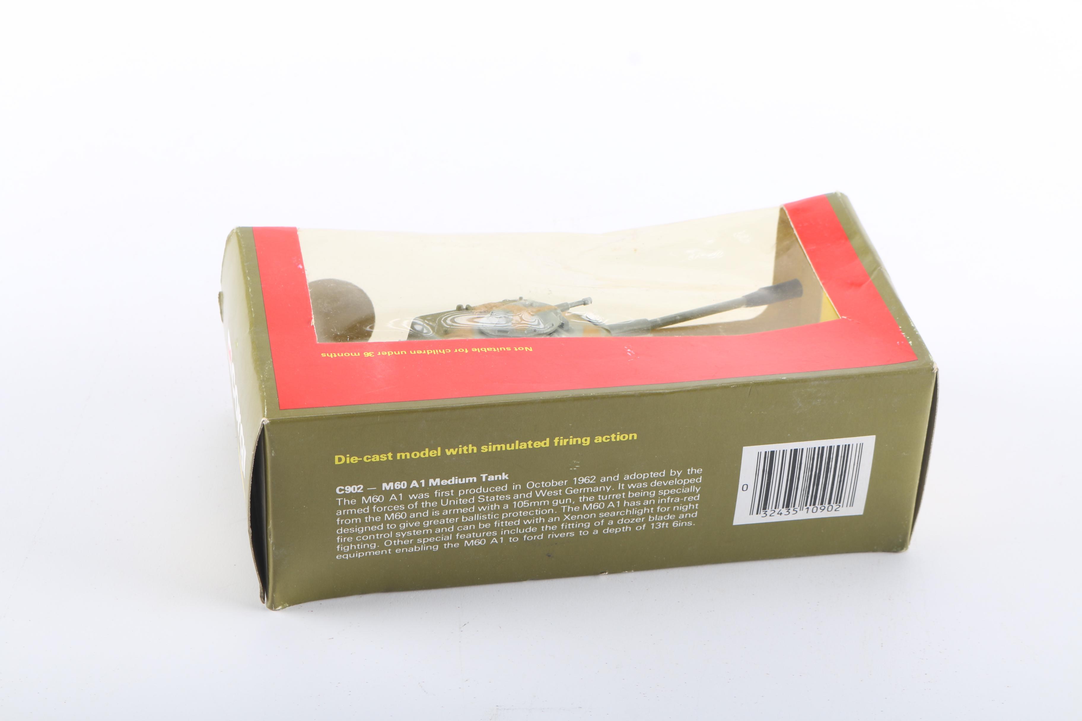 Pair of Corgi Die-Cast Metal Tanks