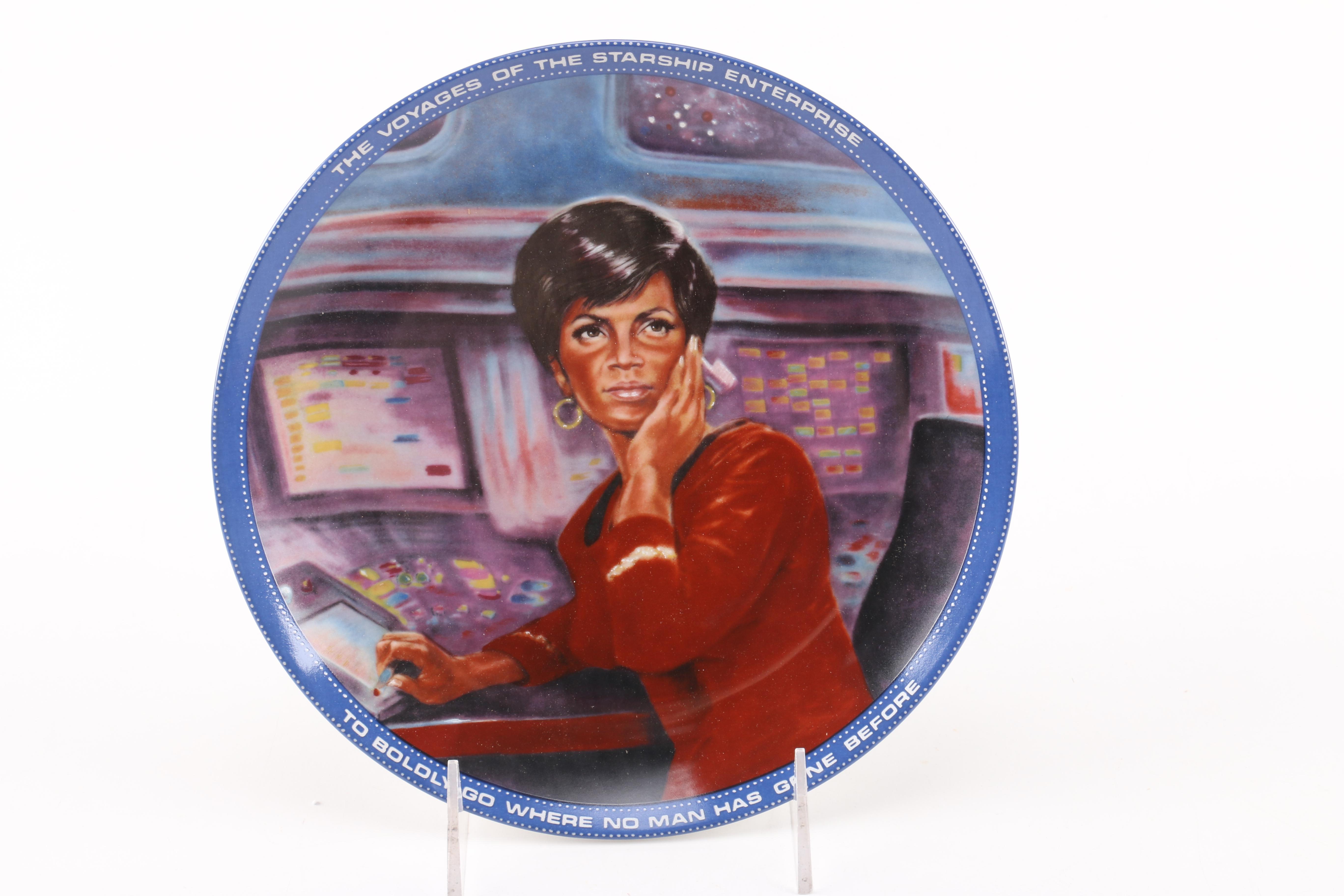 Collectible Star Trek Decorative Porcelain Plates