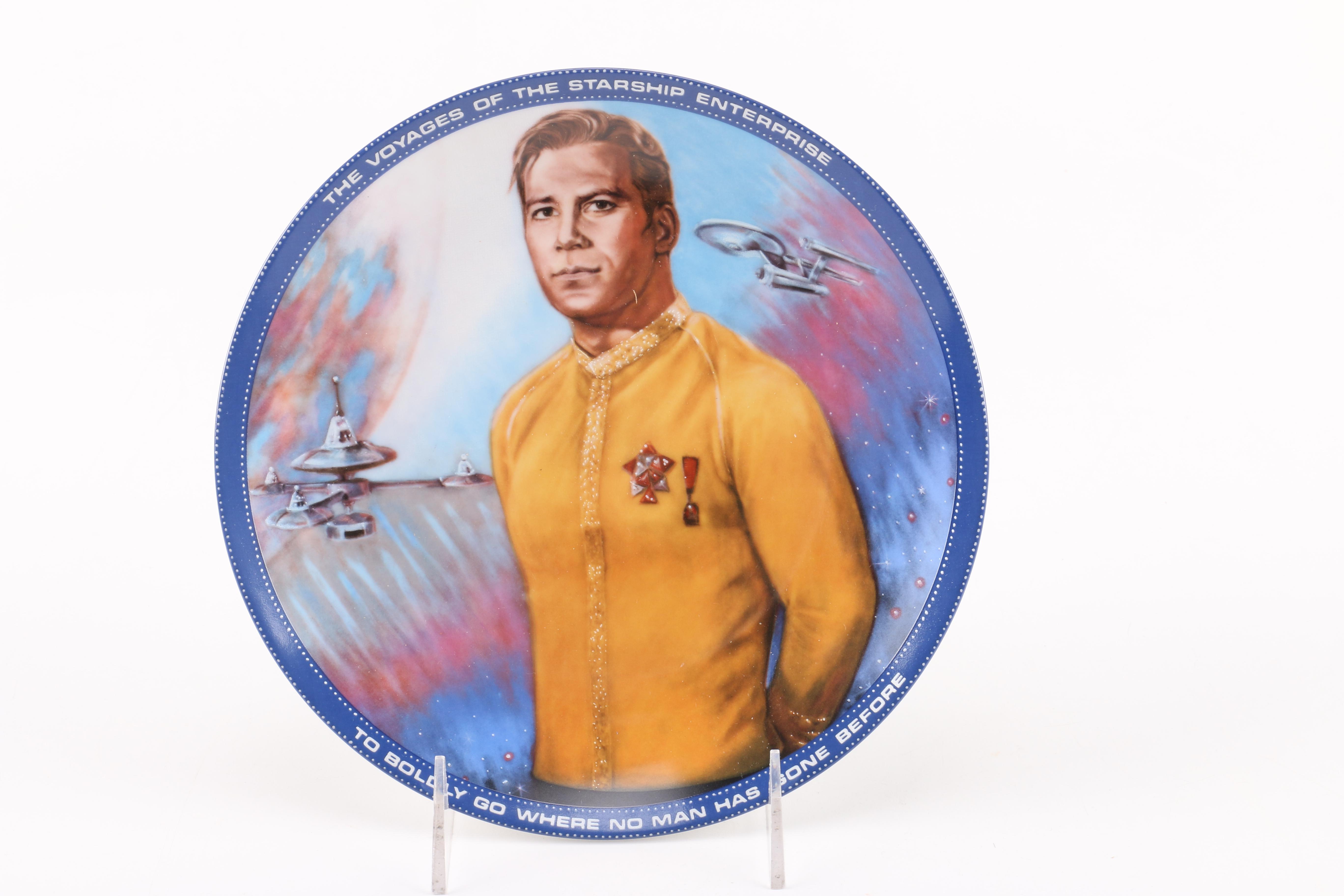 Collectible Star Trek Decorative Porcelain Plates