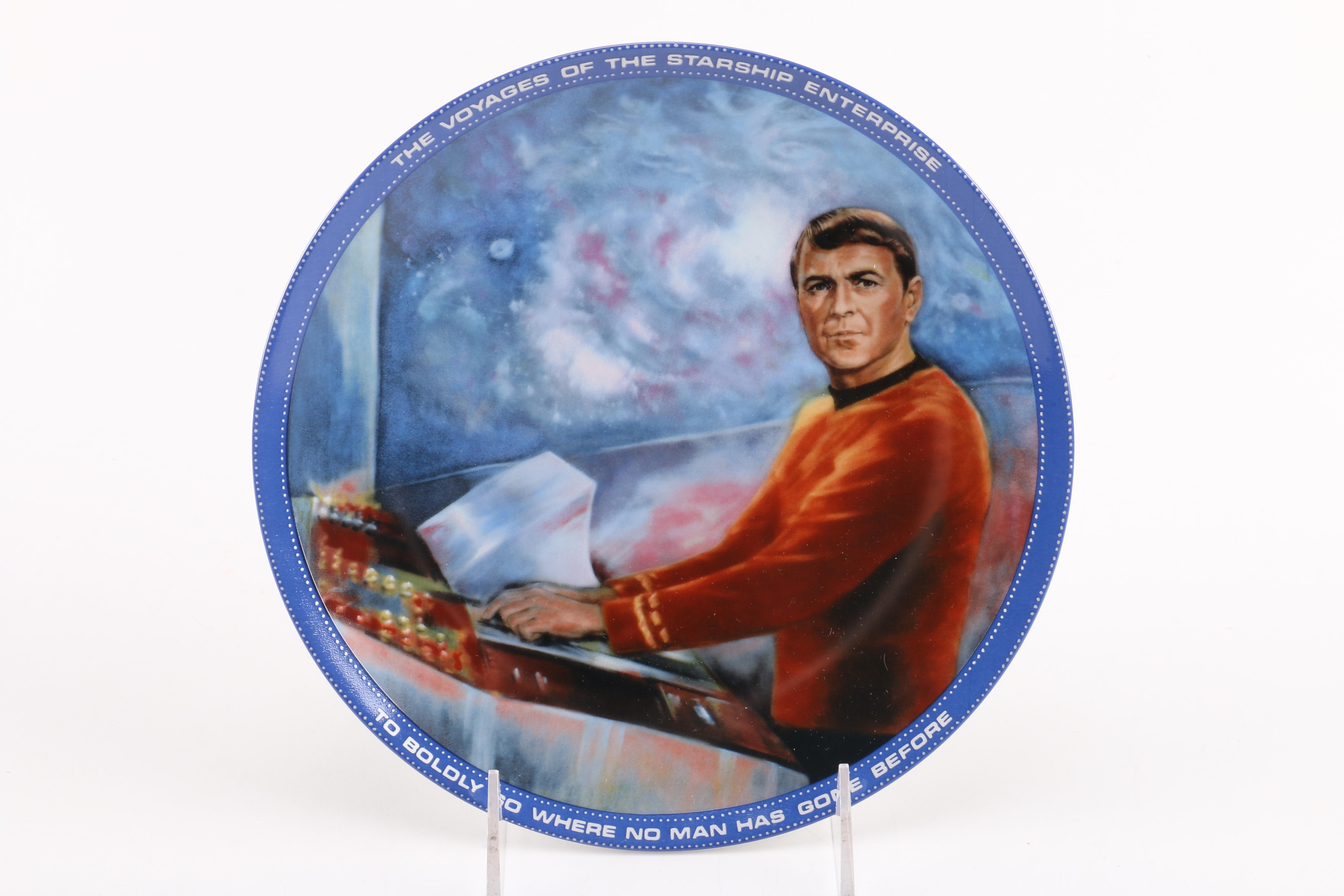 Collectible Star Trek Decorative Porcelain Plates