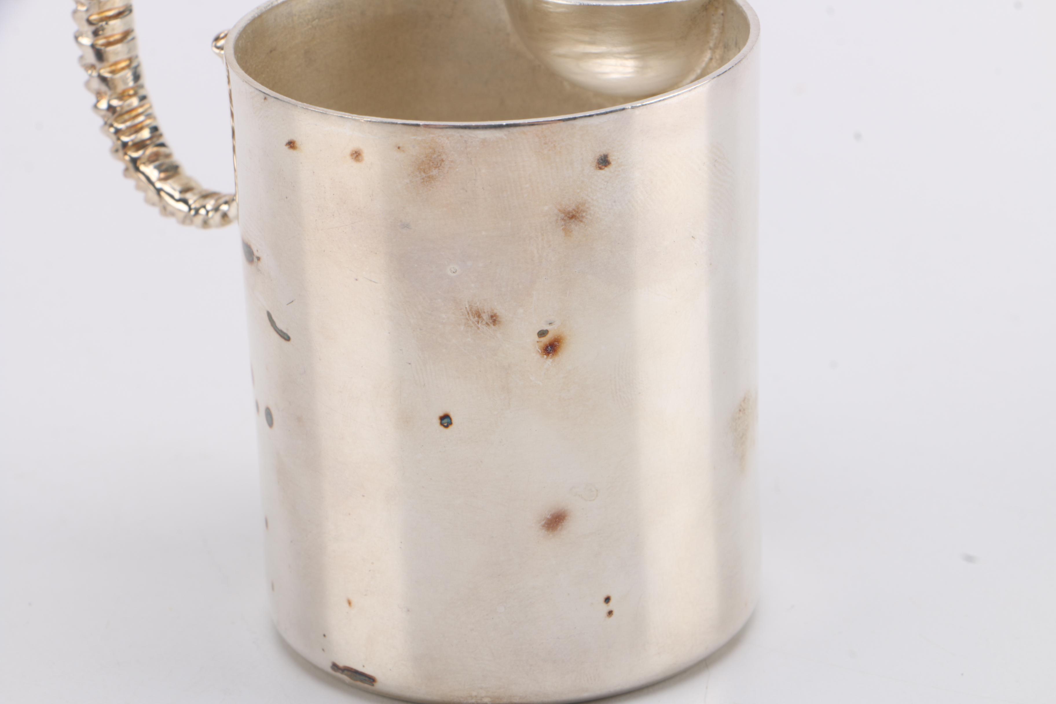 Steel Sea Horse Handled Jugs