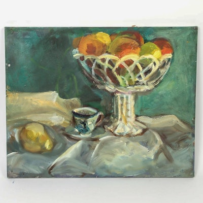 Oil Painting on Canvas of Still Life Oil Painting on Canvas of Still Life