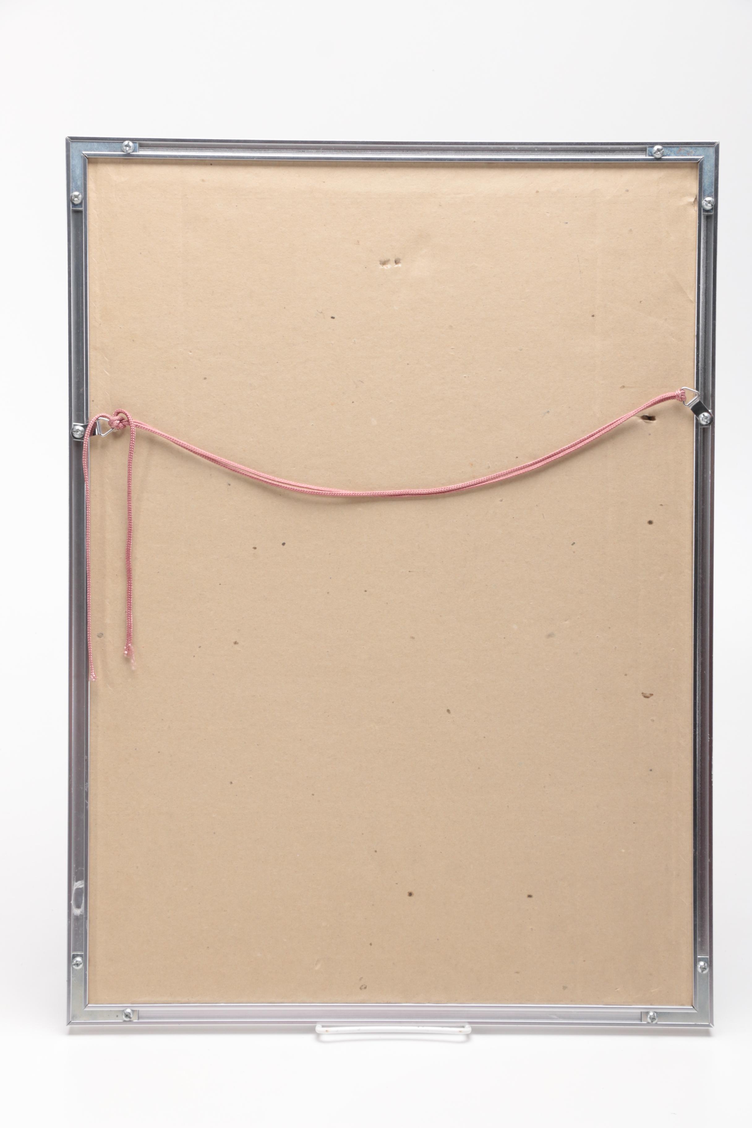 Nishijima Katsuyuki Limited Edition Japanese Woodblock Print of "Roofs in Muromachi"