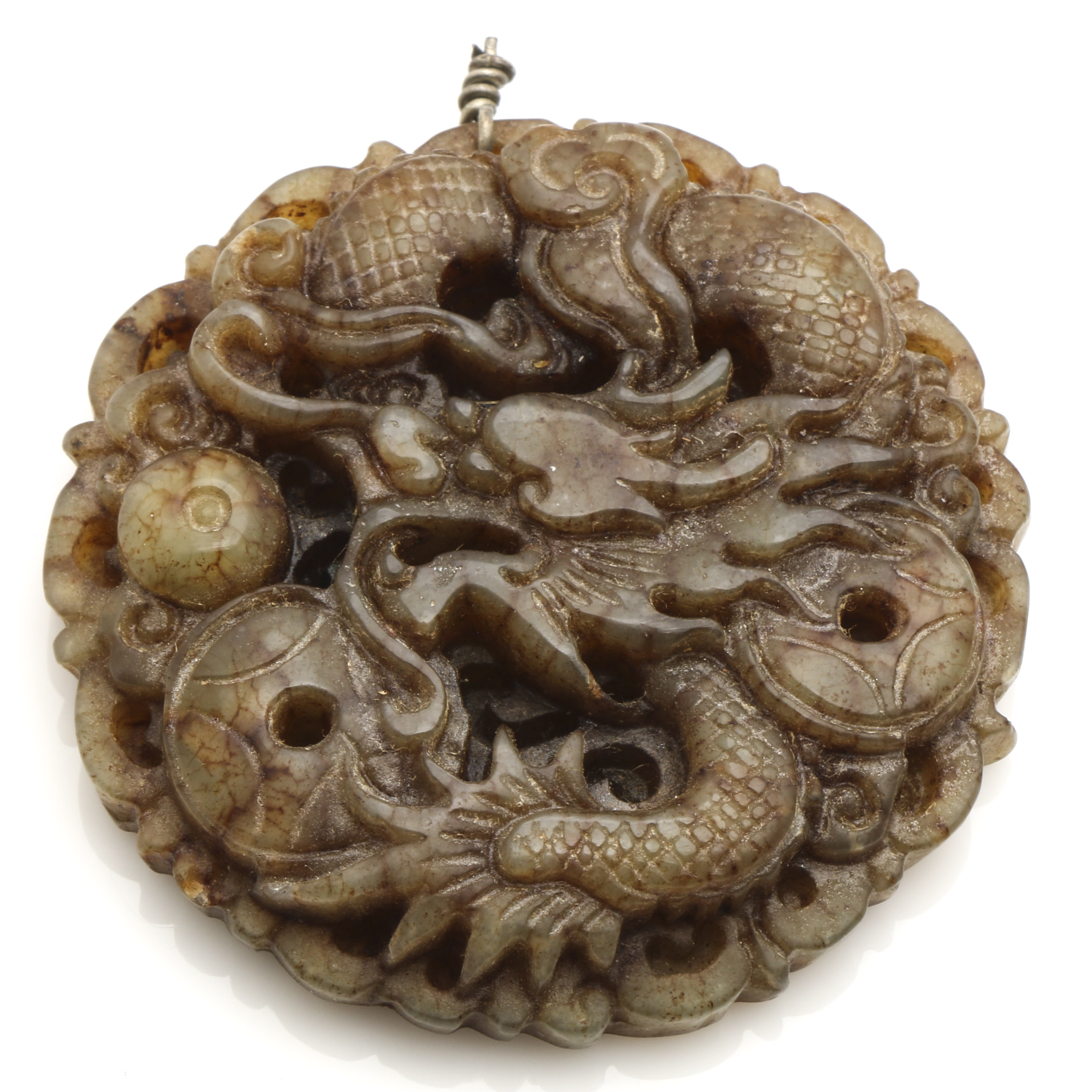 Grouping of Chinese Carved Stone Objects and Medallions