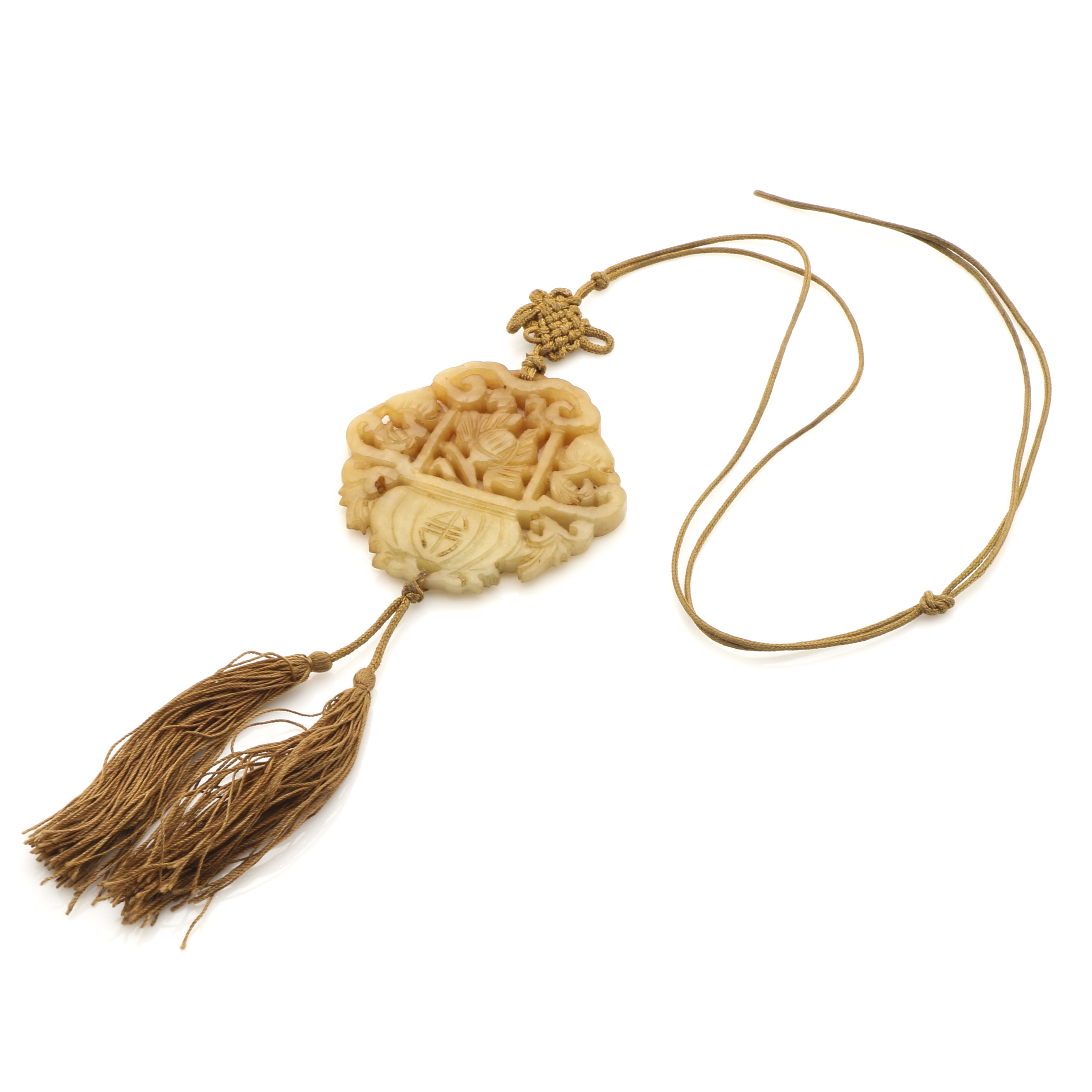 Grouping of Chinese Carved Stone Objects and Medallions