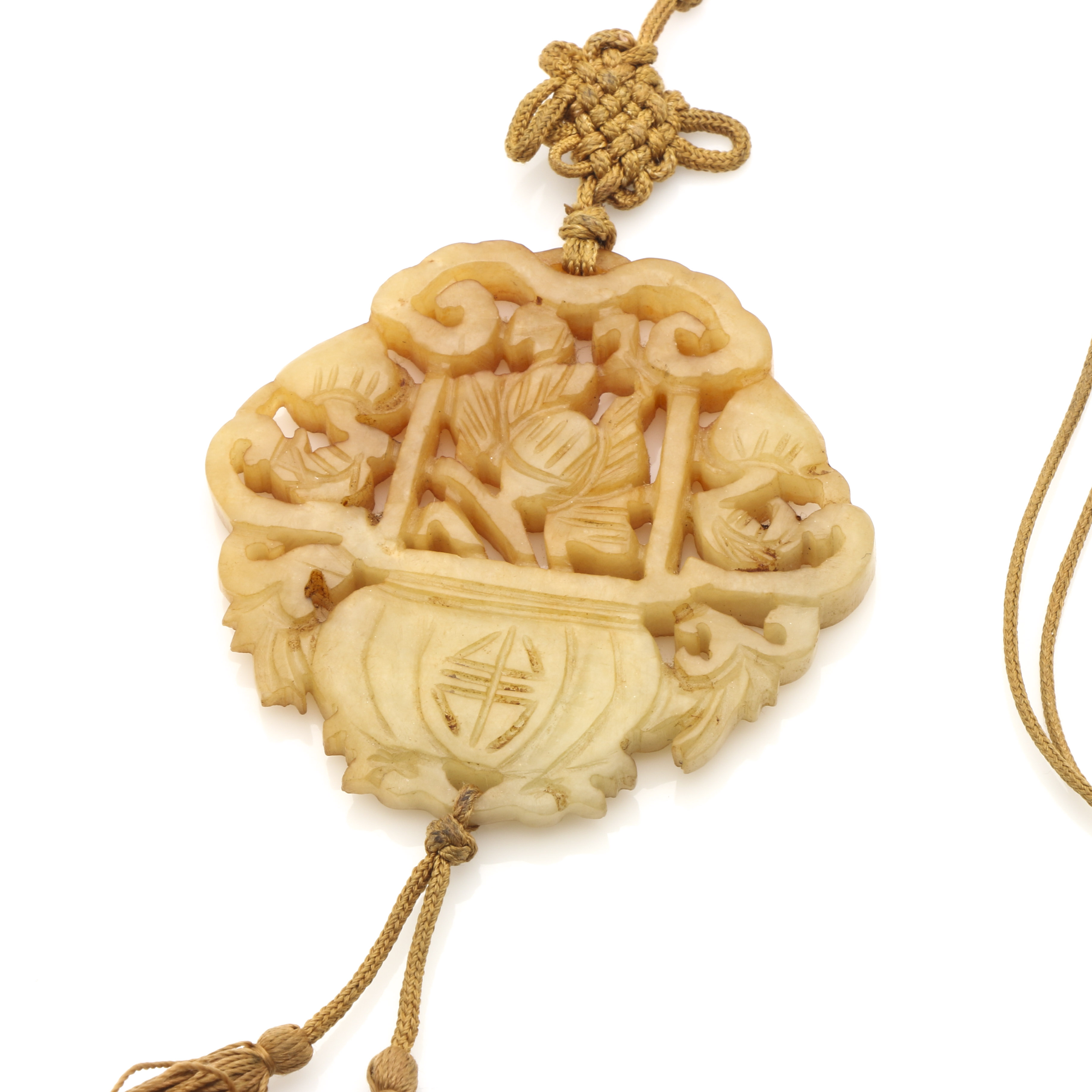 Grouping of Chinese Carved Stone Objects and Medallions