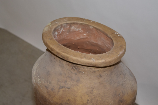 Earth Tone Matte Finish Terracotta Floor Vase