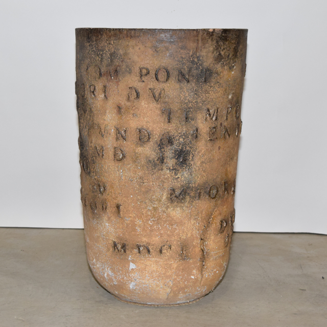 Greco-Roman Style Terra Cotta Floor Vase