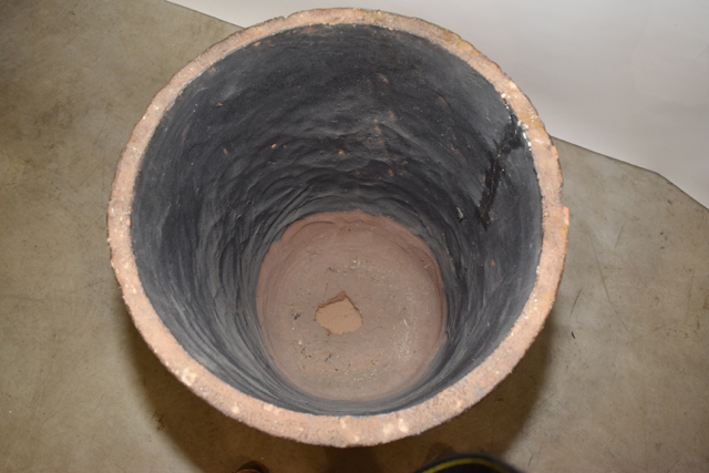 Greco-Roman Style Terra Cotta Floor Vase