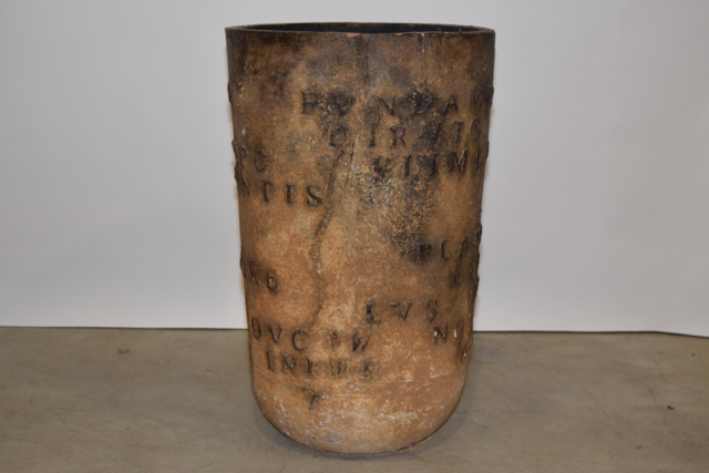 Greco-Roman Style Terra Cotta Floor Vase