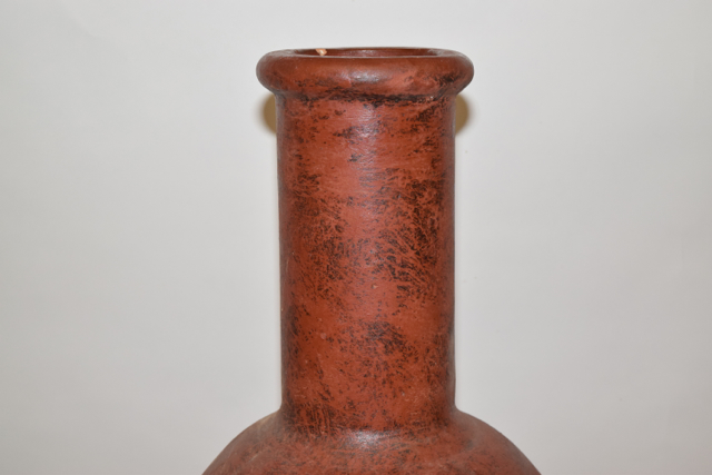 Rust Tone Terra Cotta Chimenea on Metalwork Stand