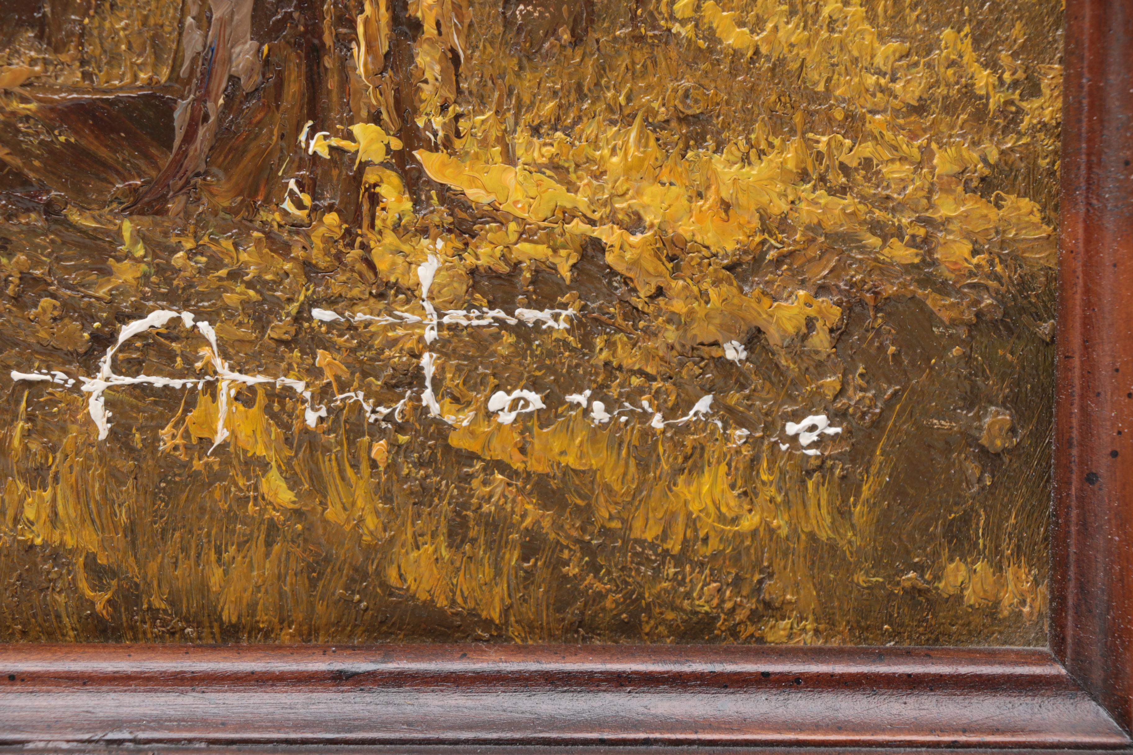 Antonio Oil on Canvas Landscape Painting