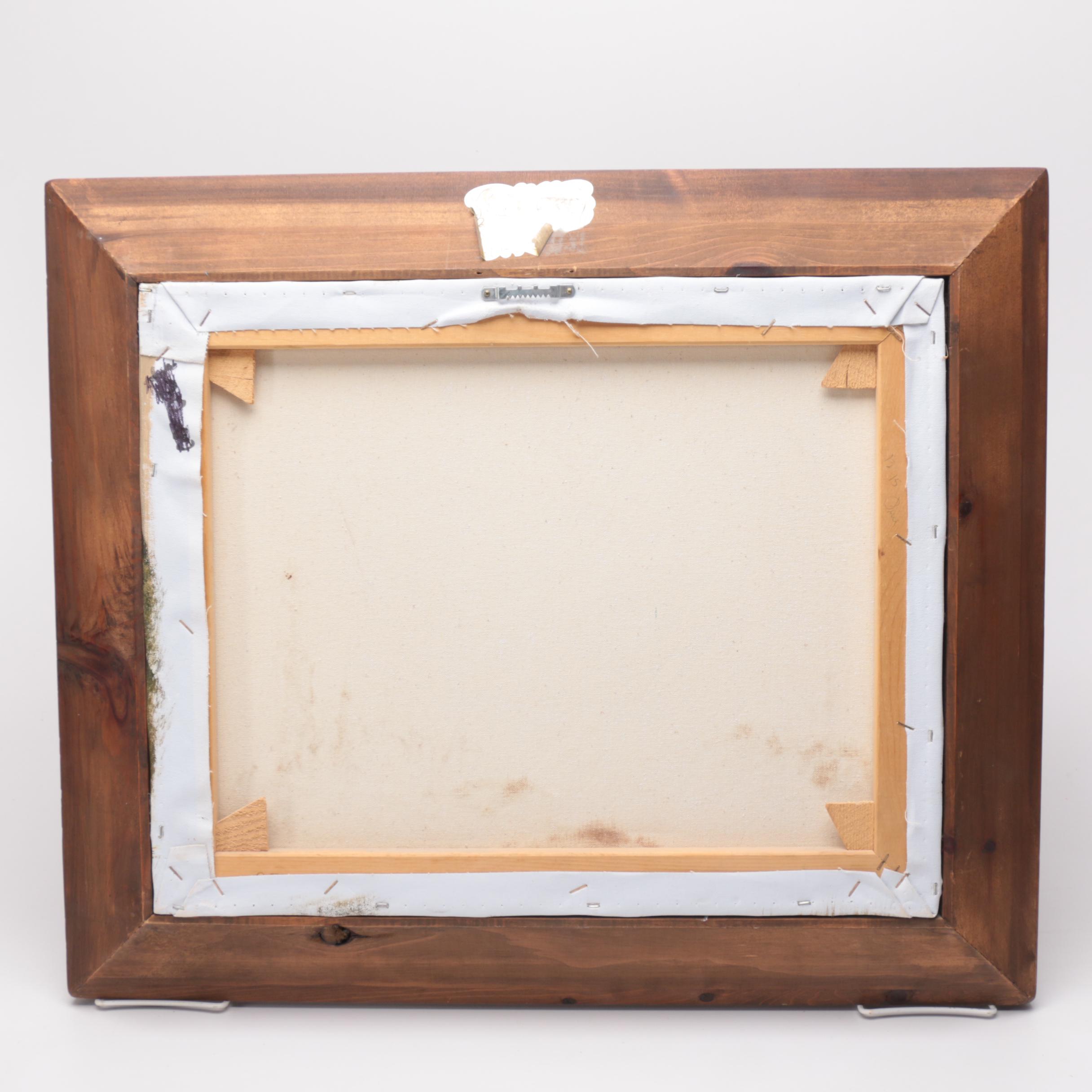 Antonio Oil on Canvas Landscape Painting