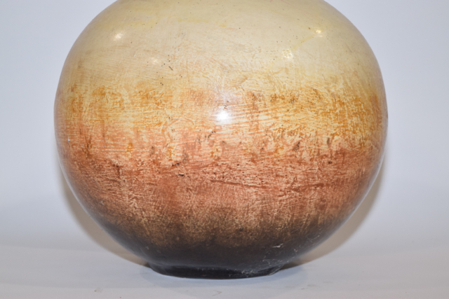 Round Terracotta Vase