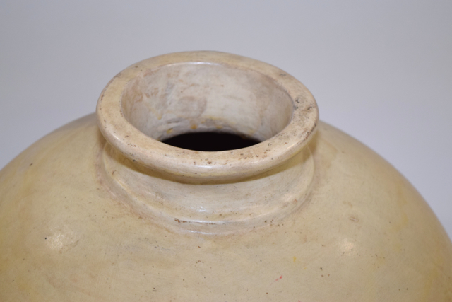 Round Terracotta Vase