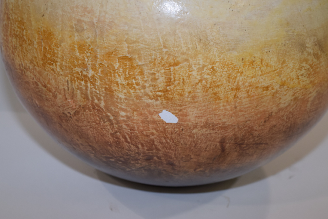 Round Terracotta Vase