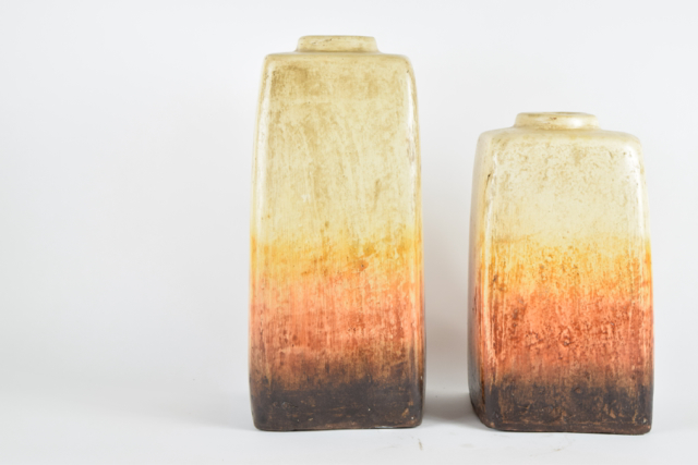 Square Tapered Terracotta Vases
