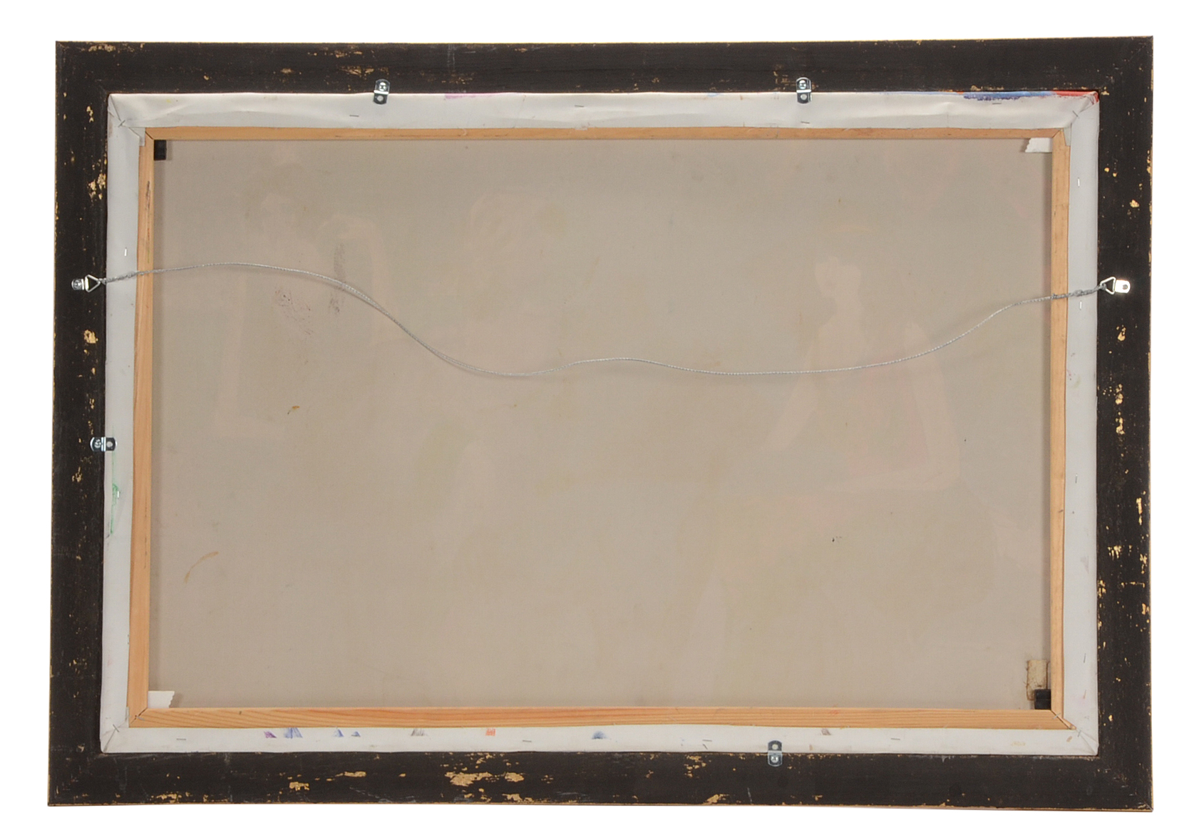 M Harold Original Acrylic Interior Scene on Canvas of Three Women