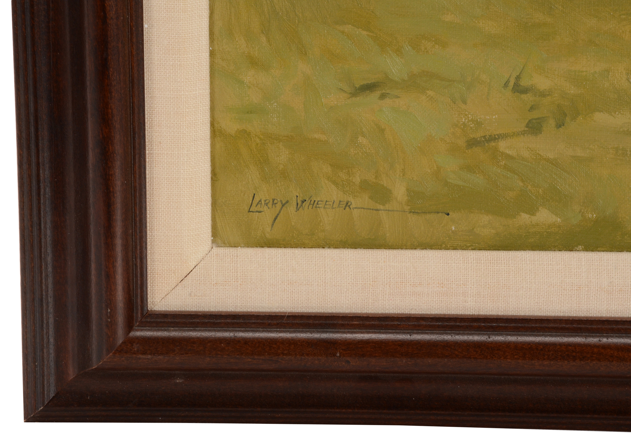 Larry Wheeler Original Equine Portrait Oil on Canvas